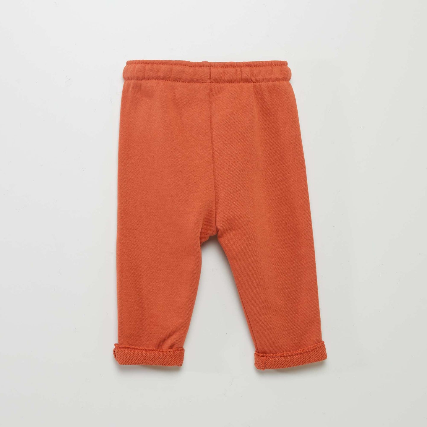 Pantalon jogging en french terry Orange