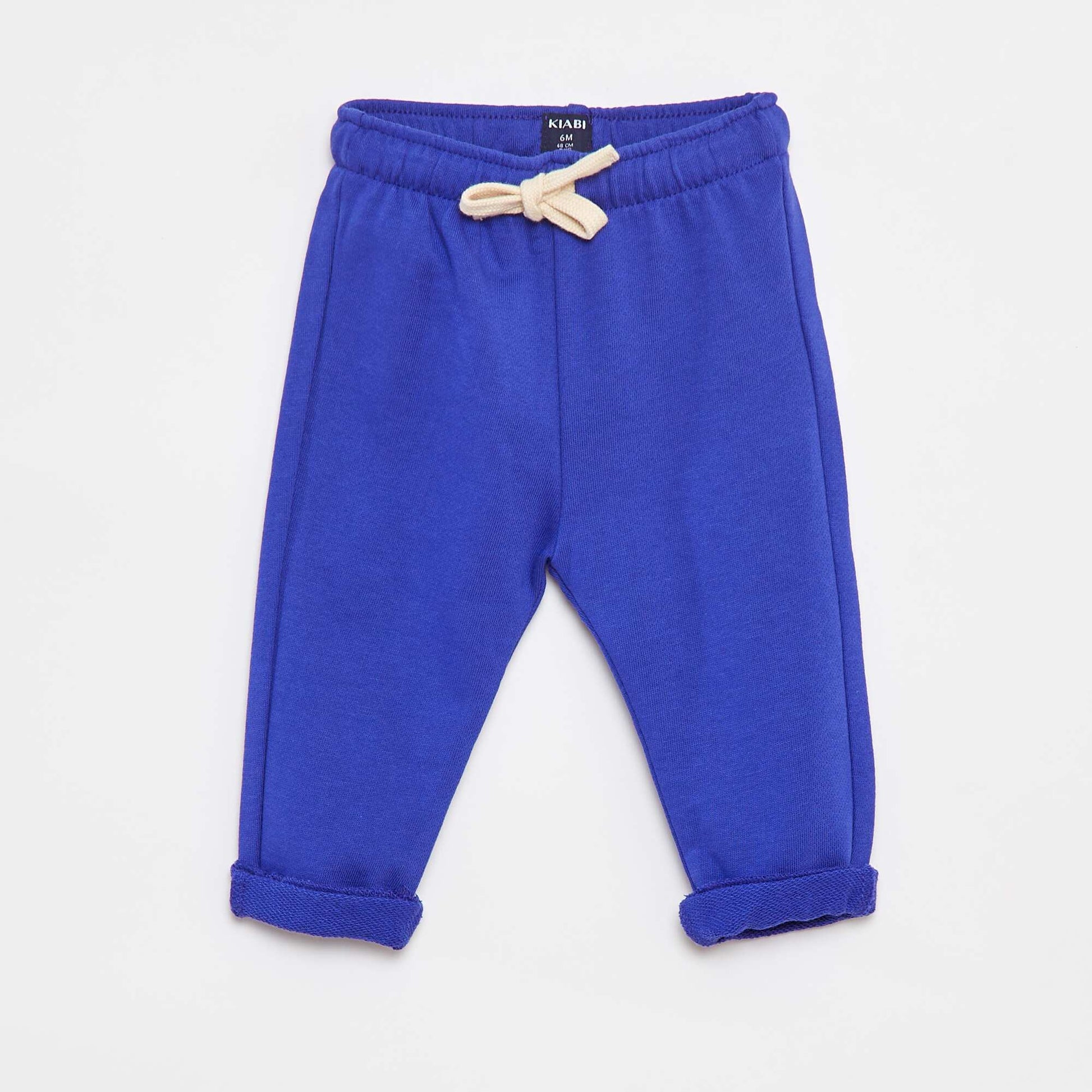 Pantalon jogging en french terry BLEU