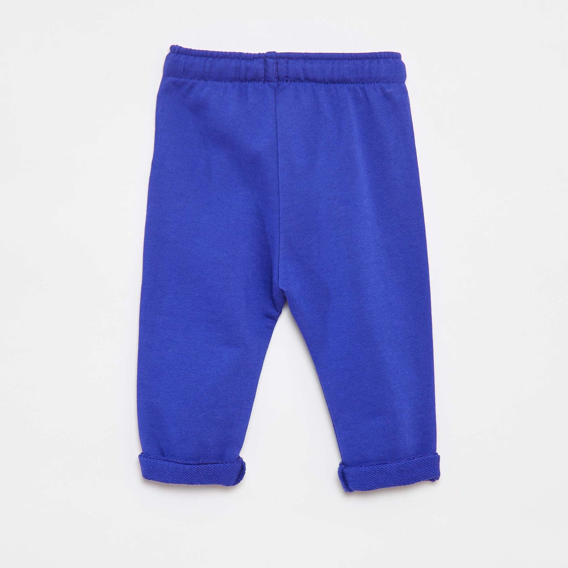 Pantalon jogging en french terry BLEU