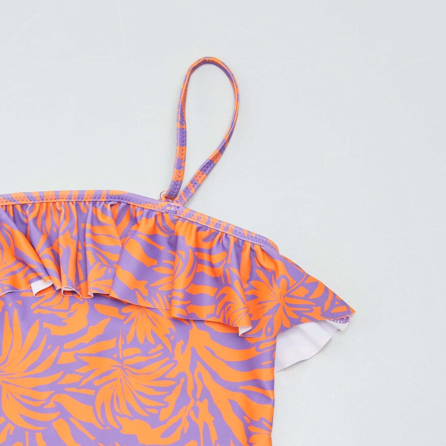 Maillot de bain 1 pi ce Orange/violet