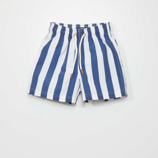 Short de bain ray Blanc/bleu