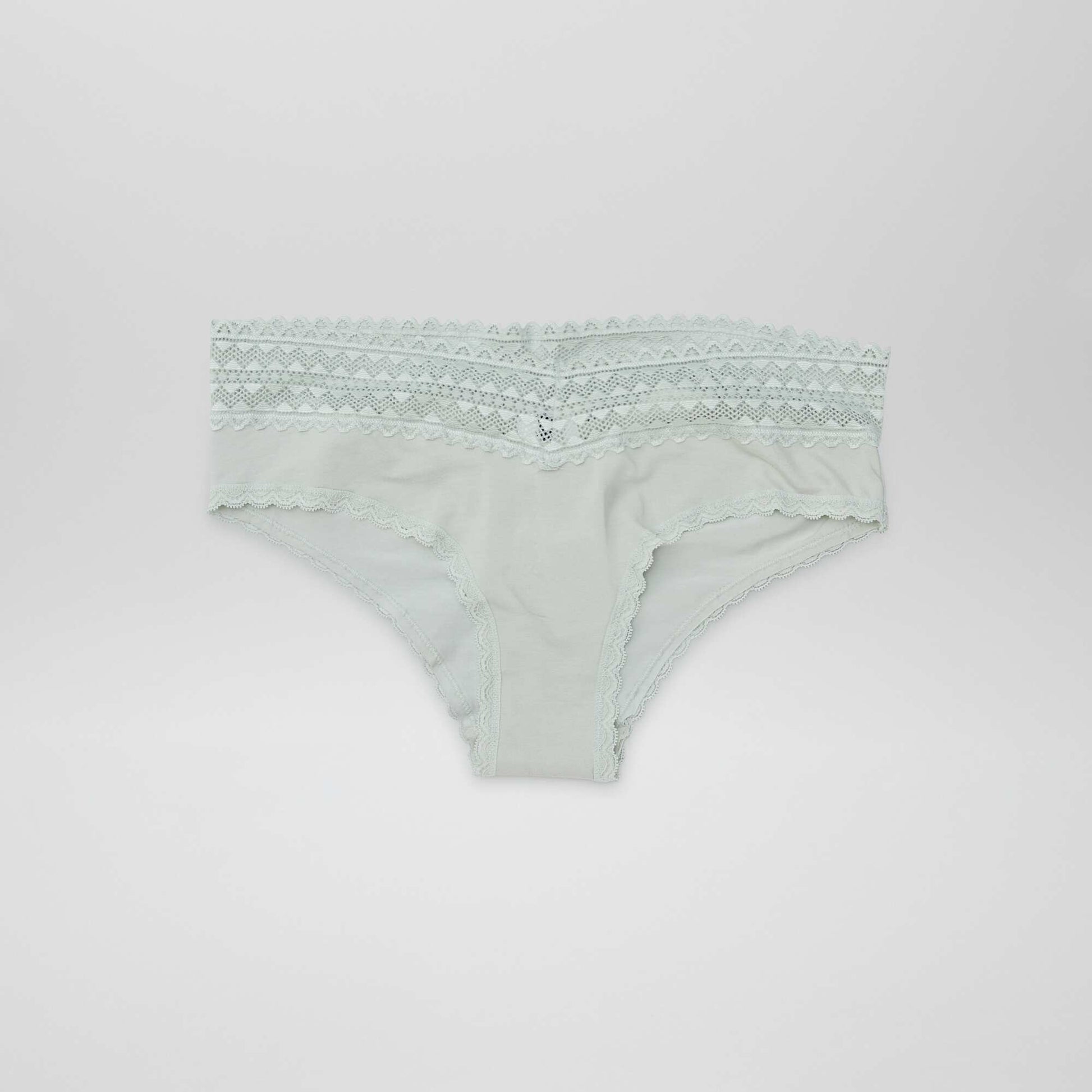 Lot de 3 shorties avec dentelle VERT