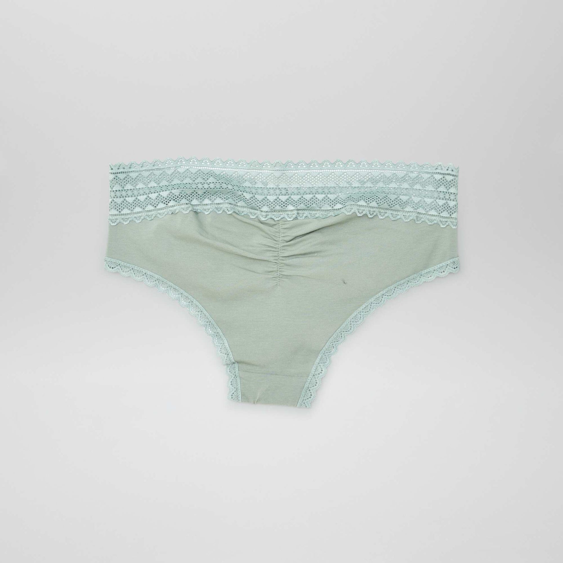 Lot de 3 shorties avec dentelle VERT