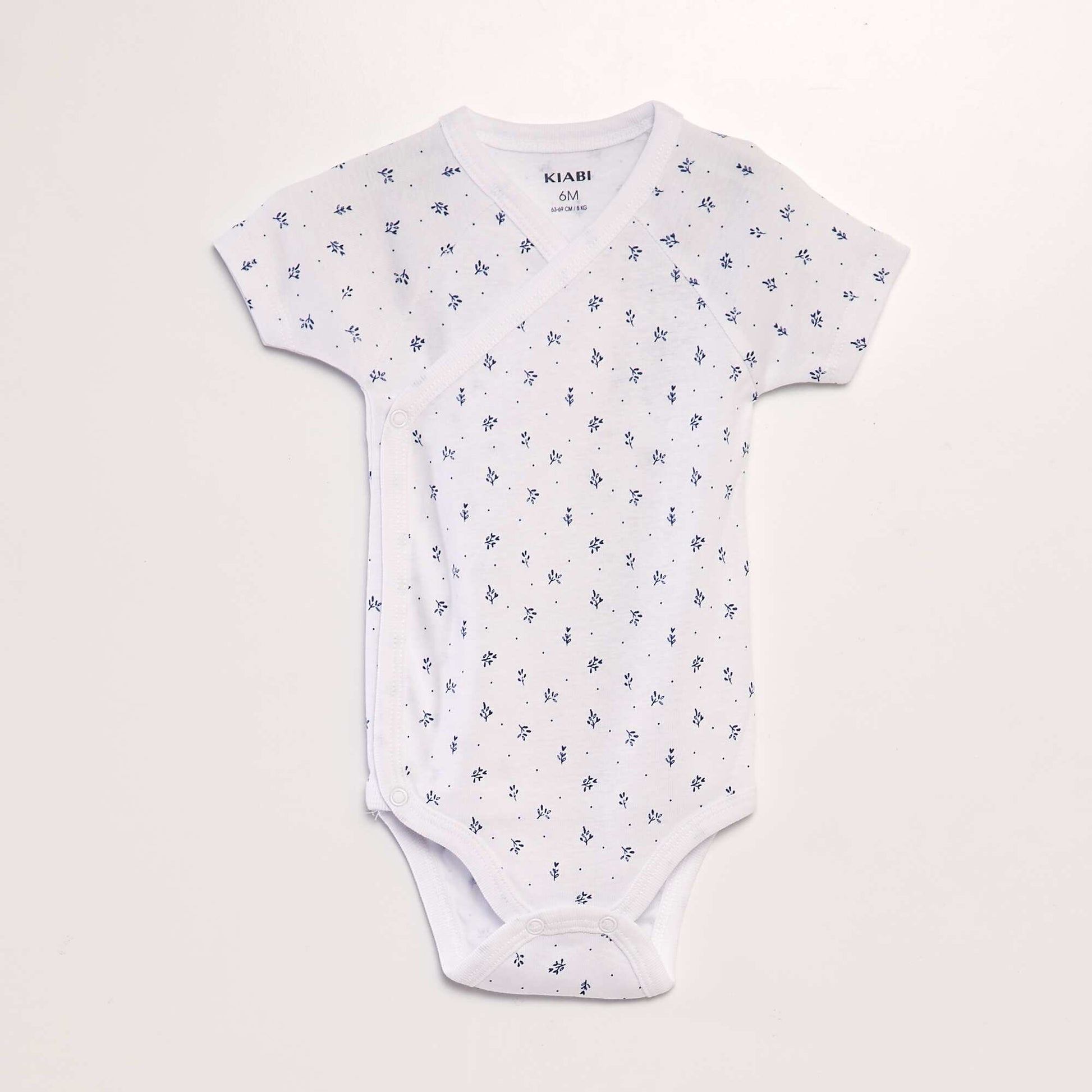 Lot de 3 bodies fantaisie Blanc/rose