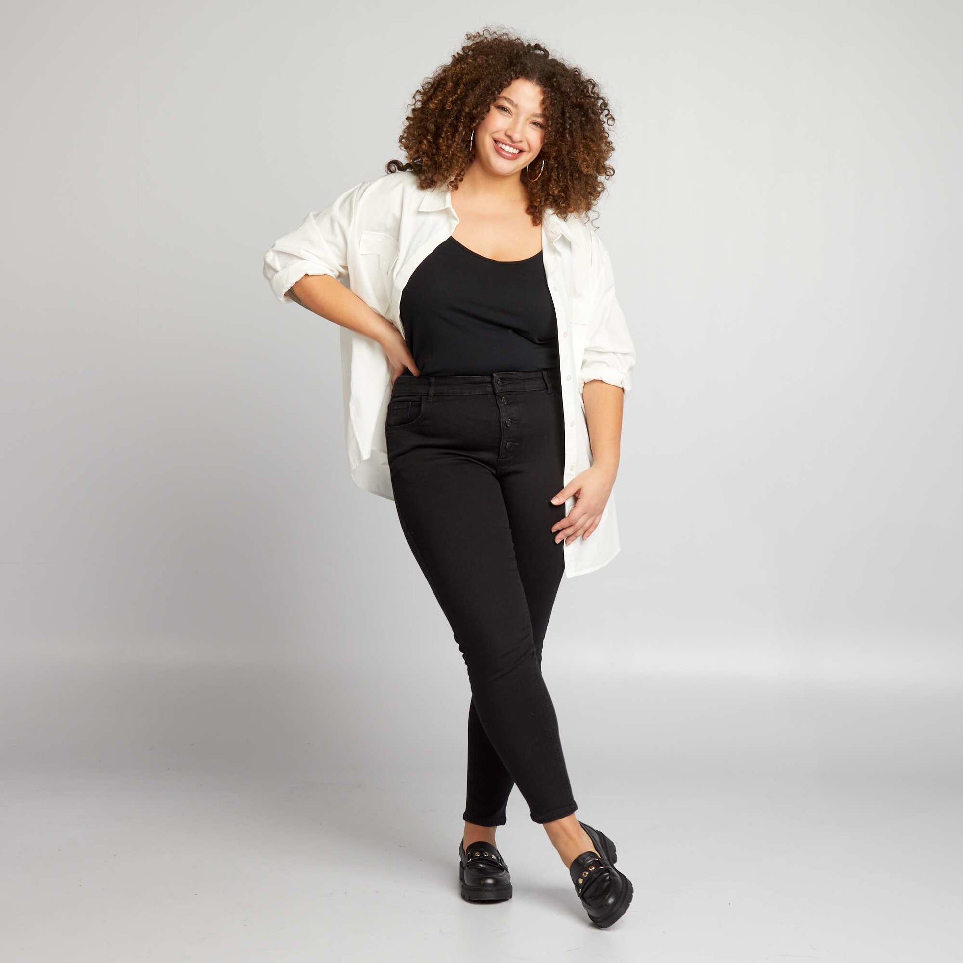 Jean skinny L28 NOIR