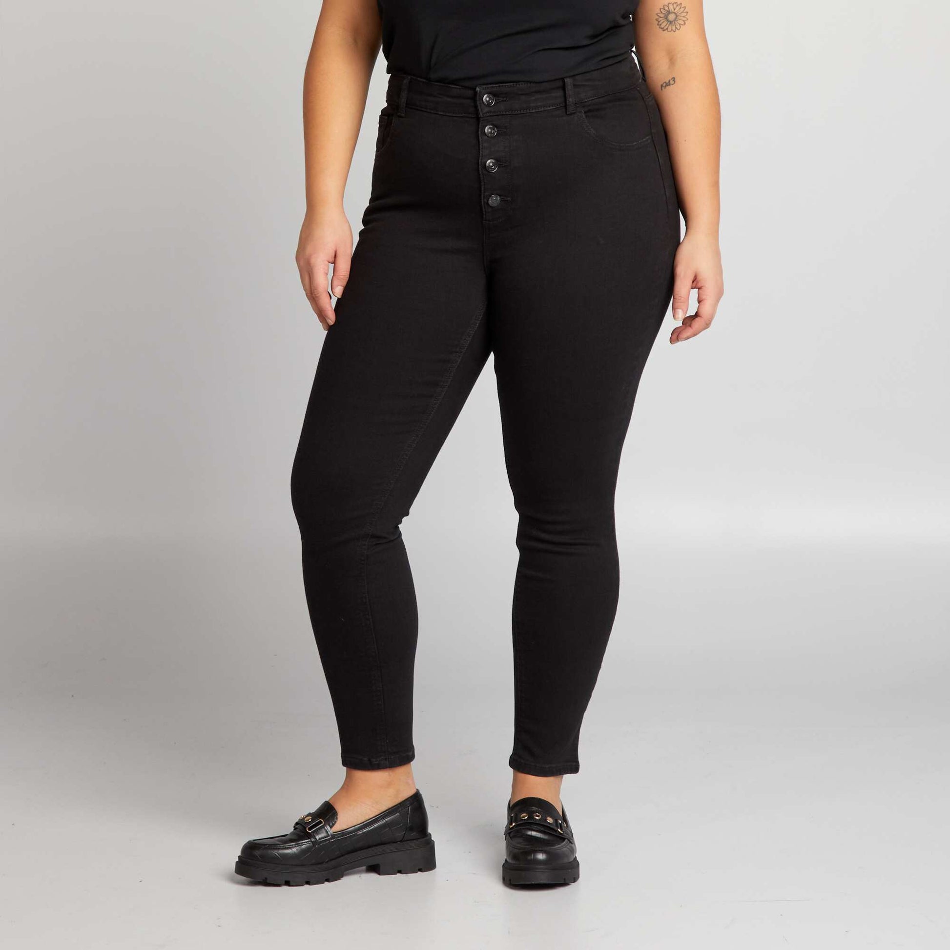 Jean skinny L28 NOIR