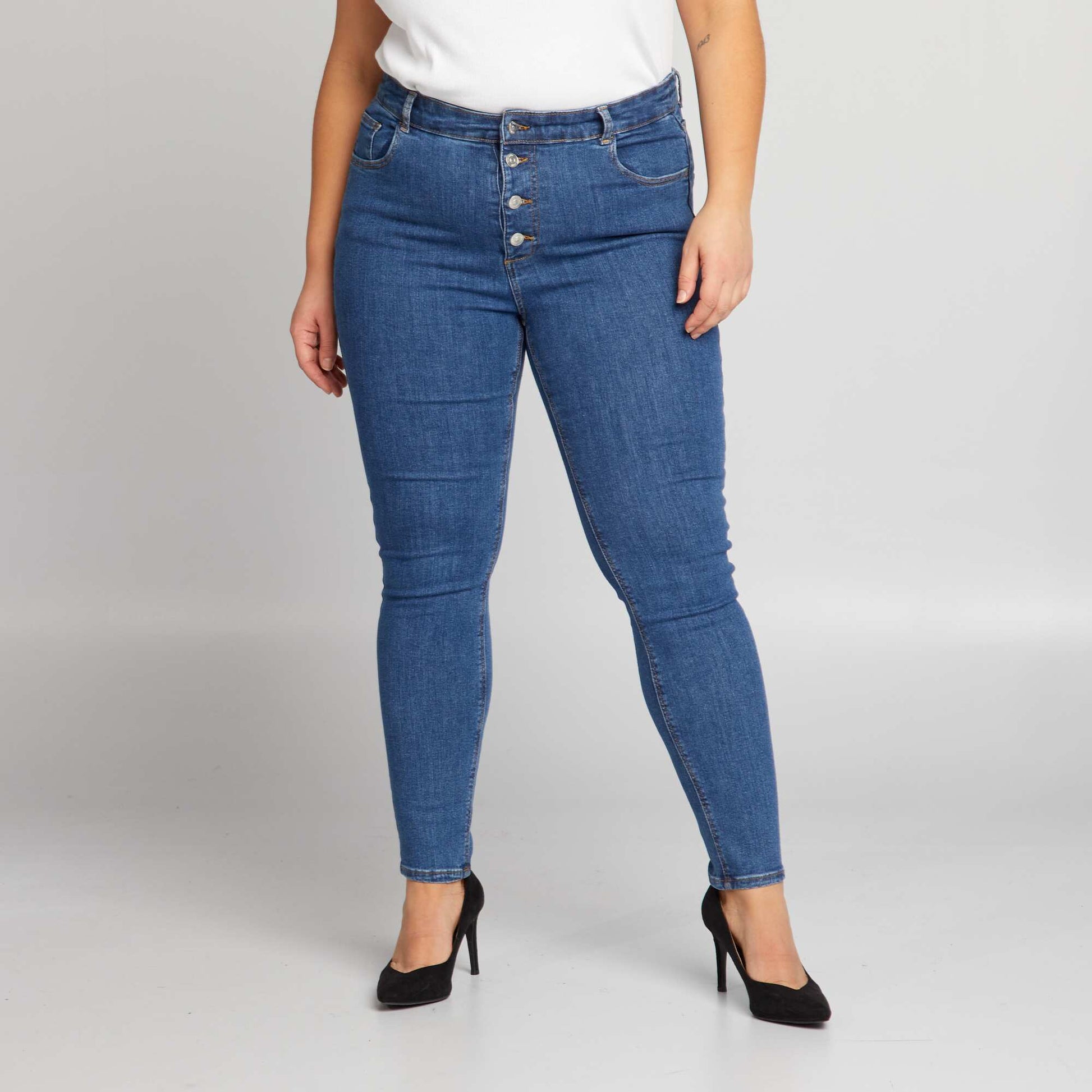 Jean skinny L28 BLEU