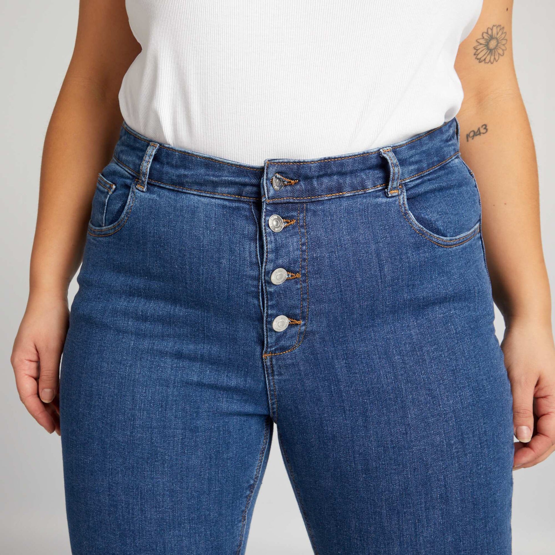 Jean skinny L28 BLEU