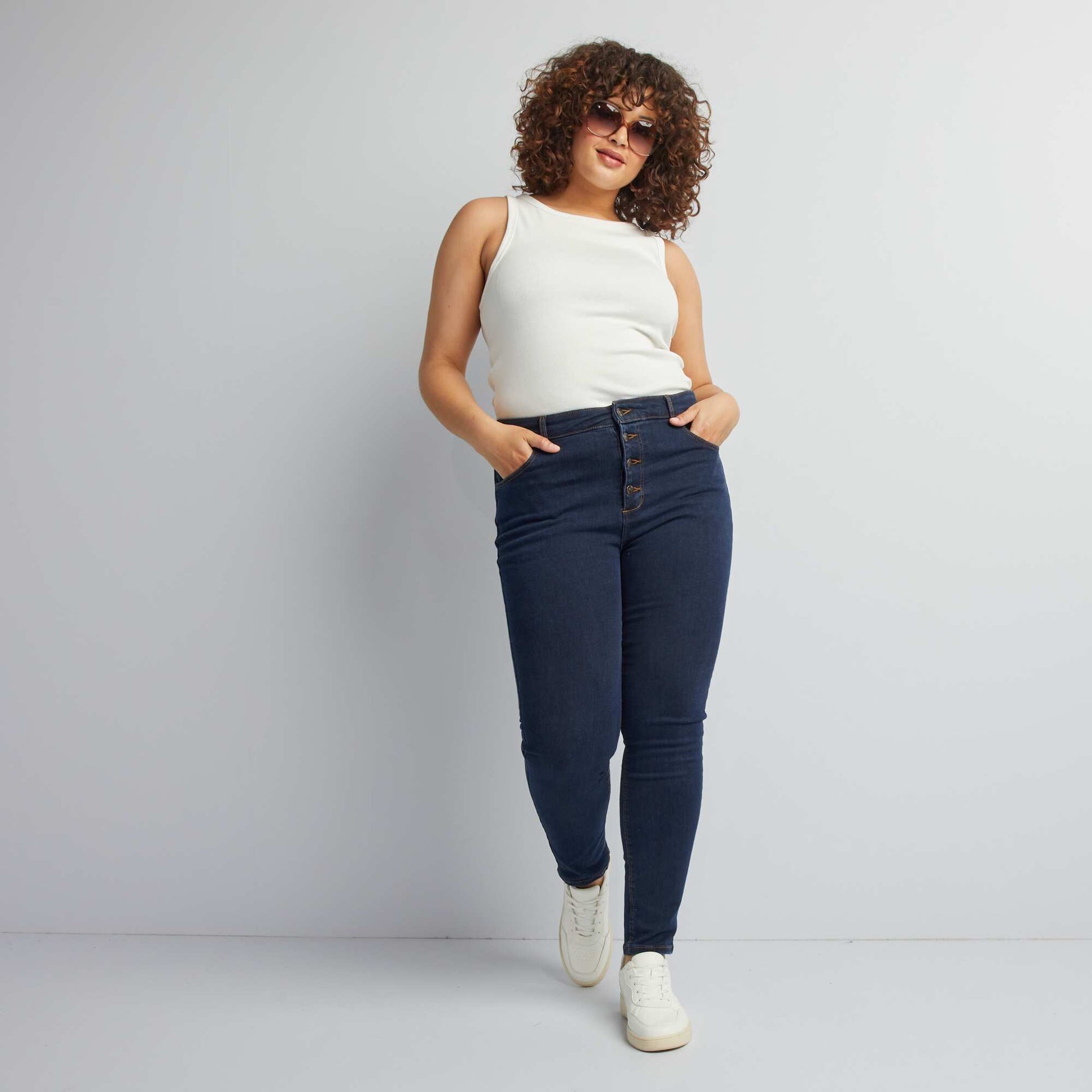 Jean skinny L28 BLEU