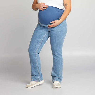 Jean flare de maternité BLEU CLAIR