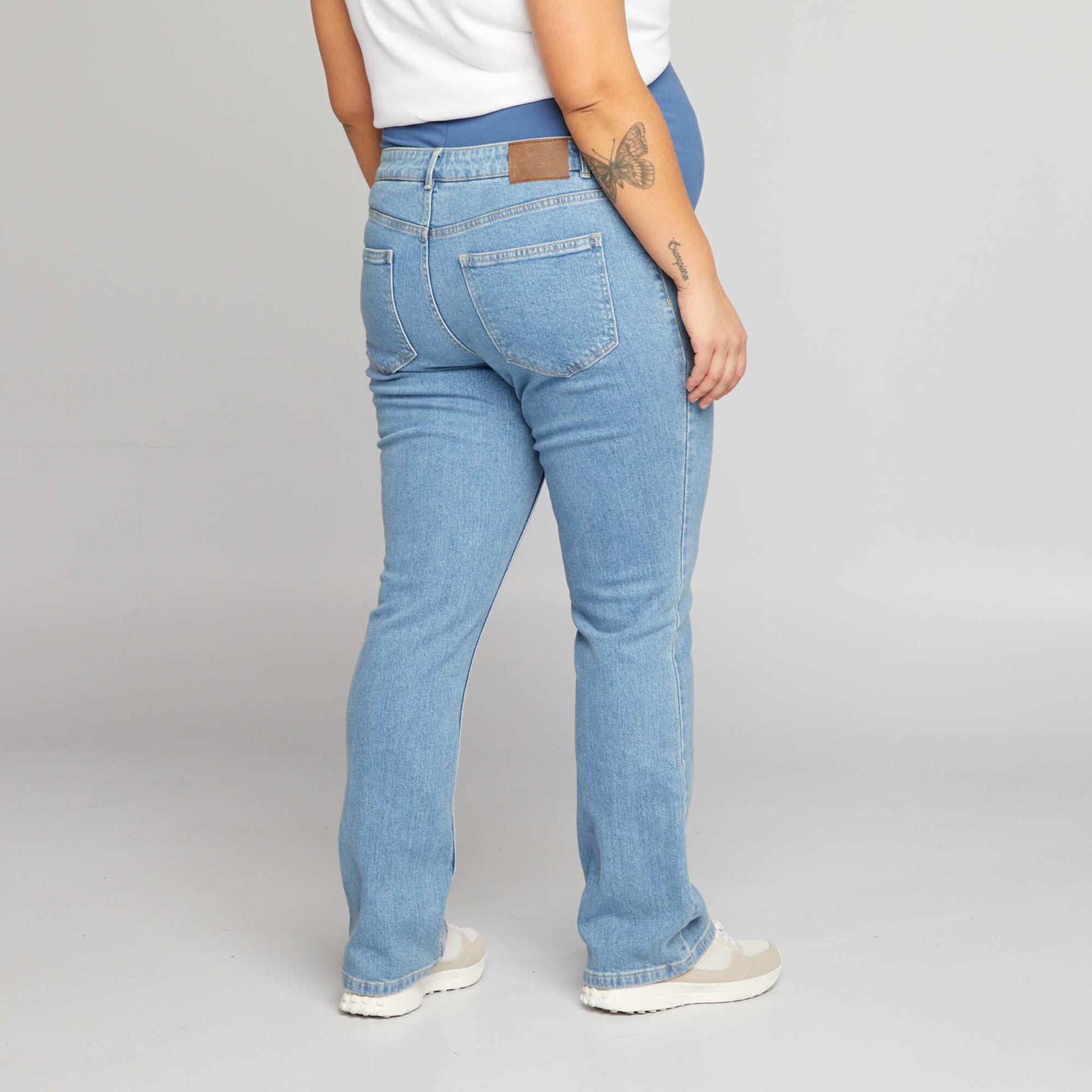Jean flare de maternité BLEU CLAIR