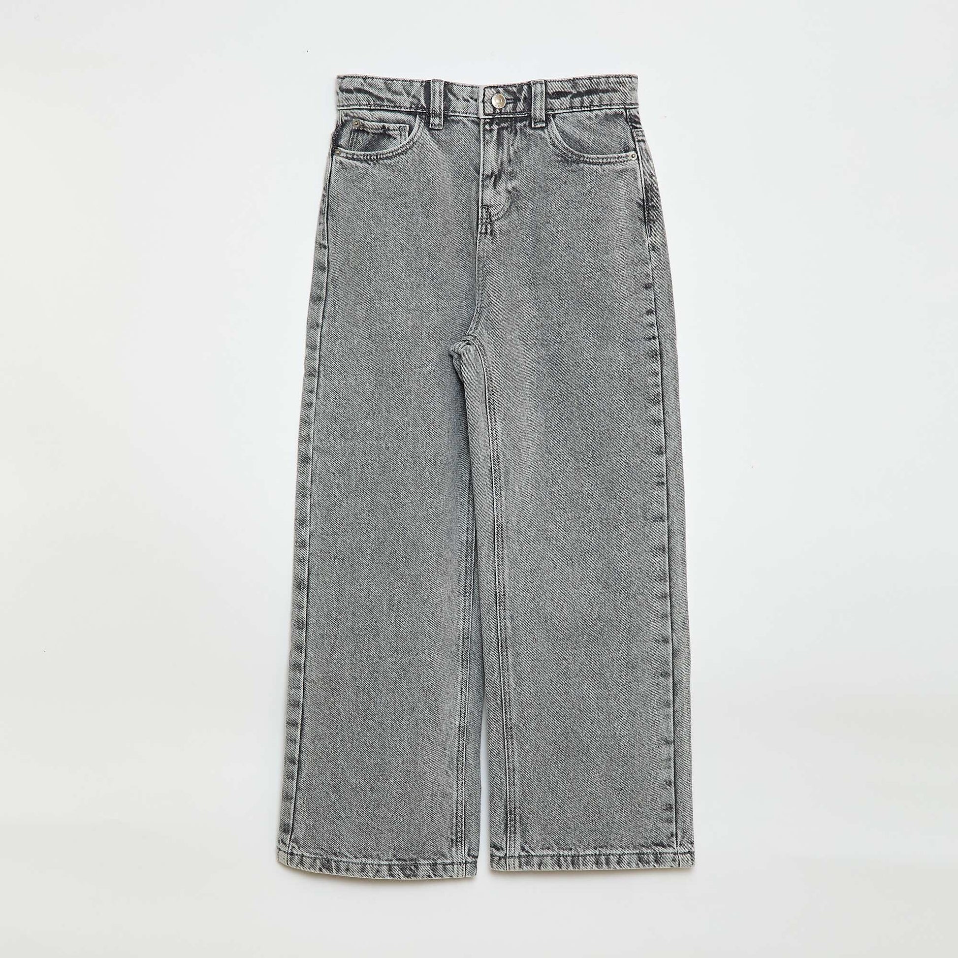Pantalon wide leg GRIS