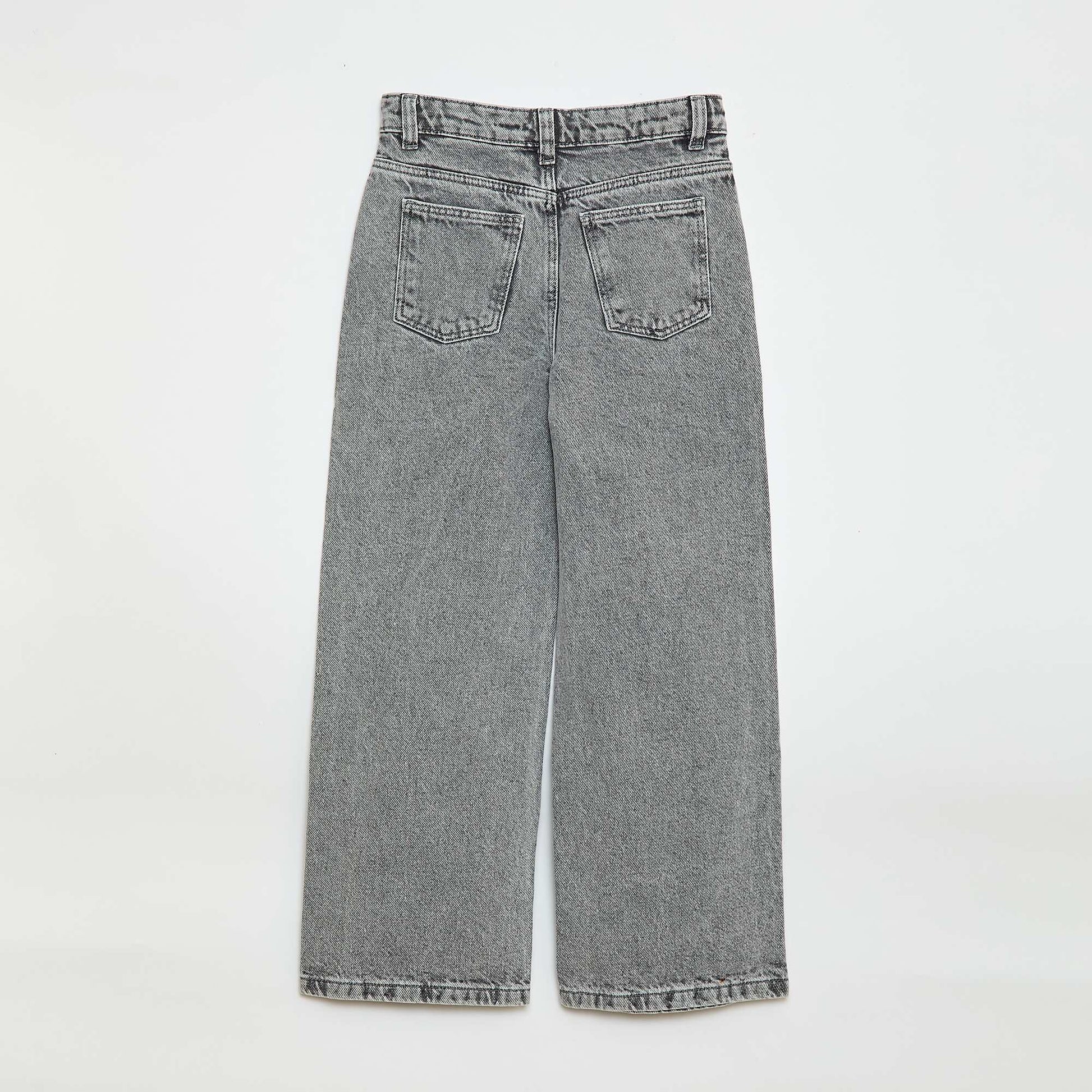 Pantalon wide leg GRIS