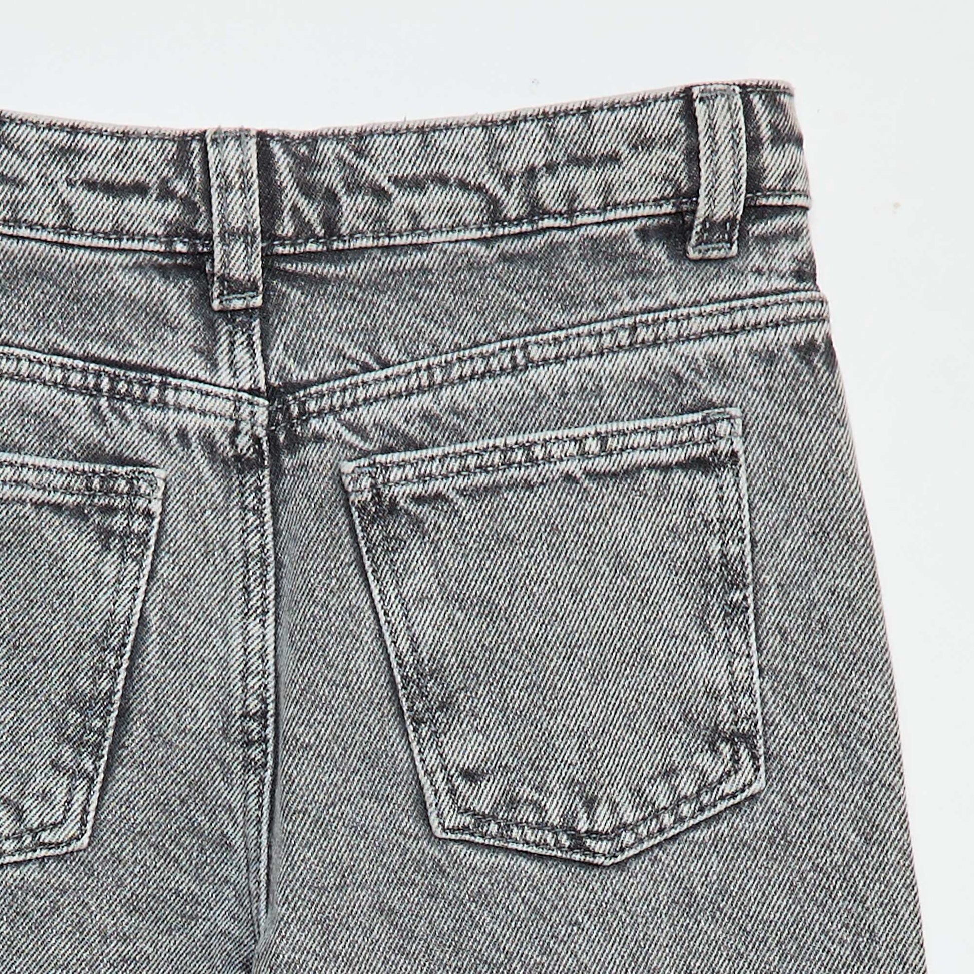 Pantalon wide leg GRIS