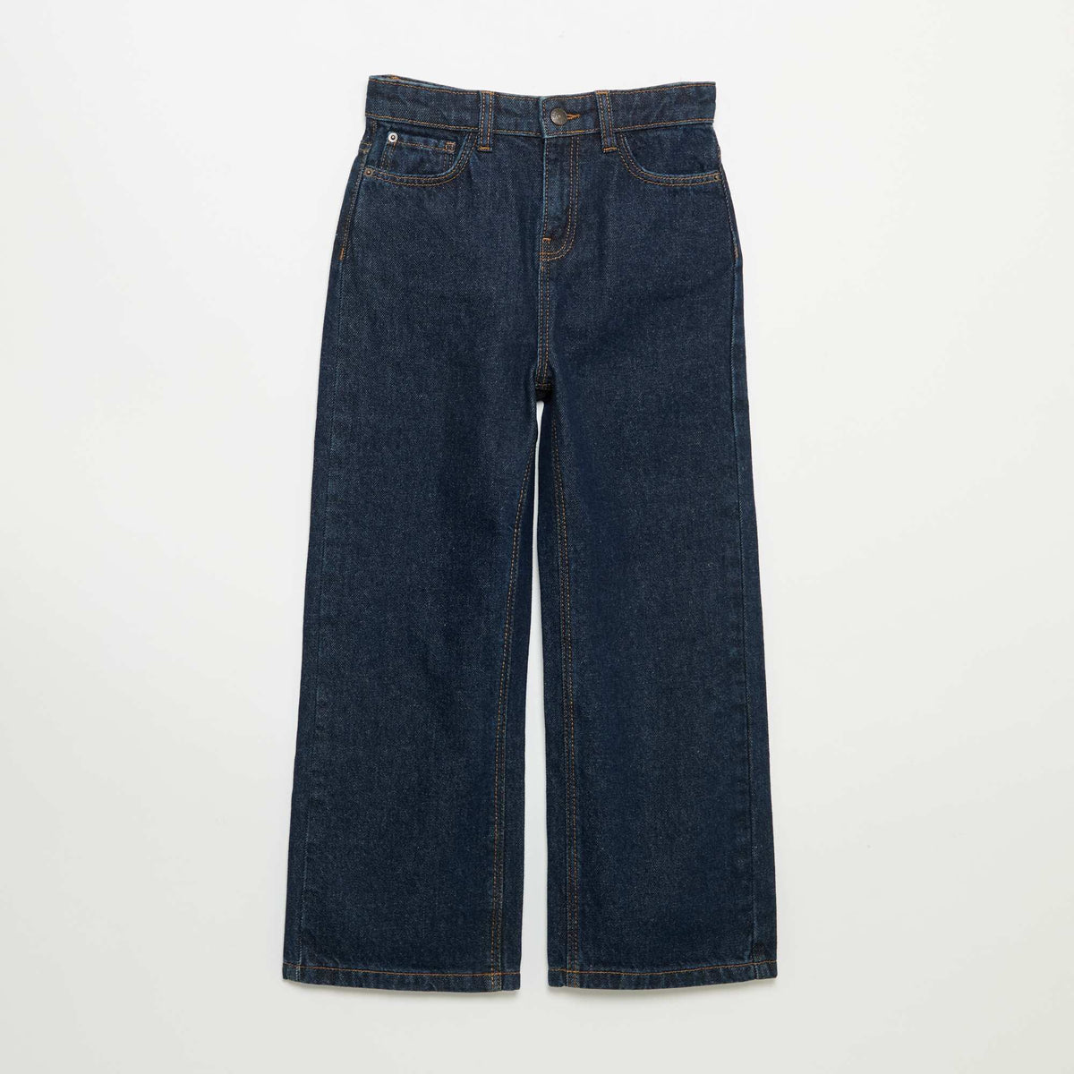 Pantalon wide leg BLEU