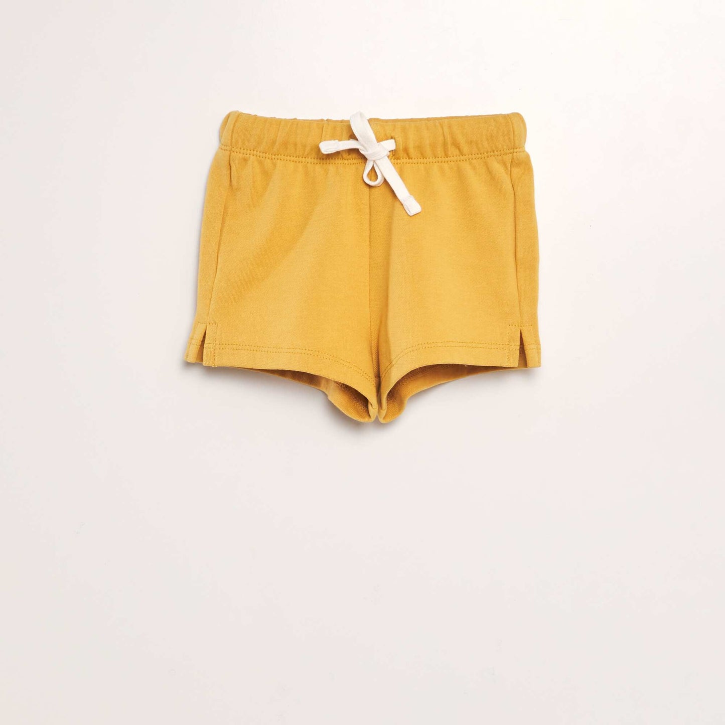 Ensemble d bardeur + short - 2 pi ces Blanc/jaune