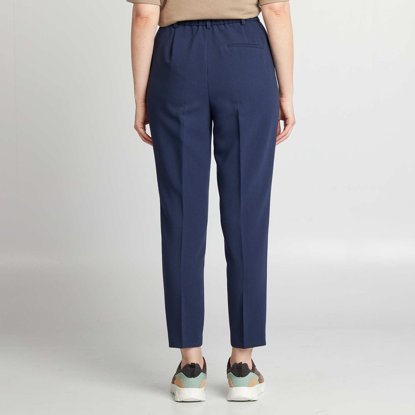 Pantalon cigarette Bleu marine