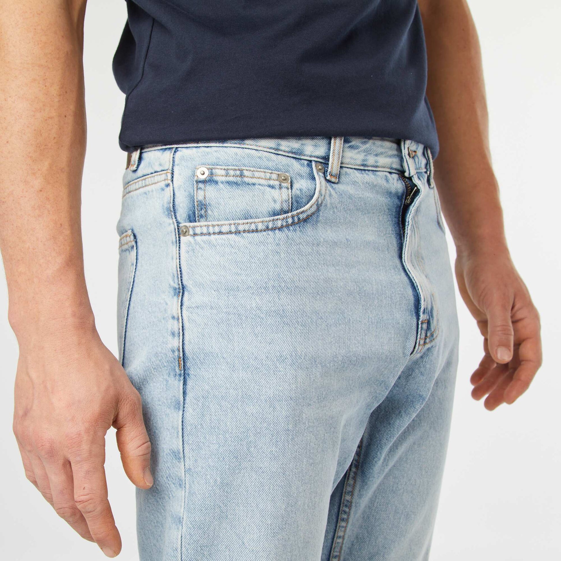 Jean droit à 5 poches - L30 TRIPLE STONE