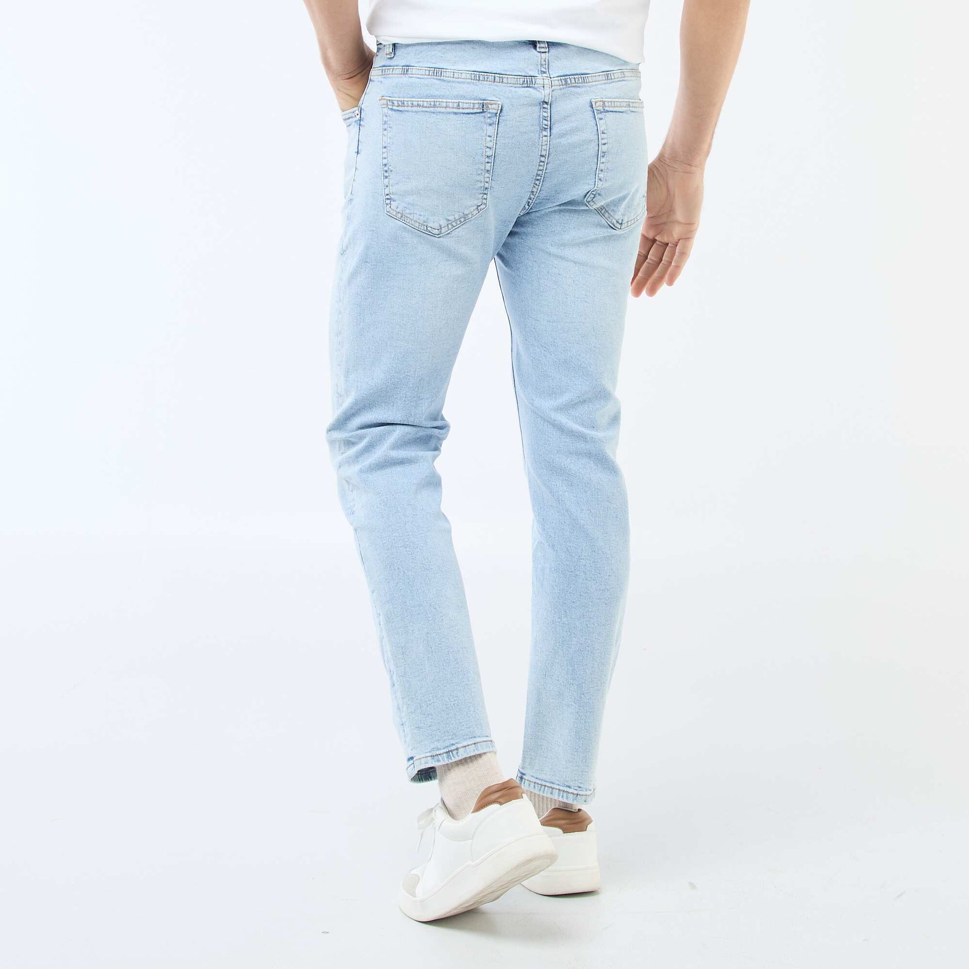Jean slim à 5 poches - L34 BLEU