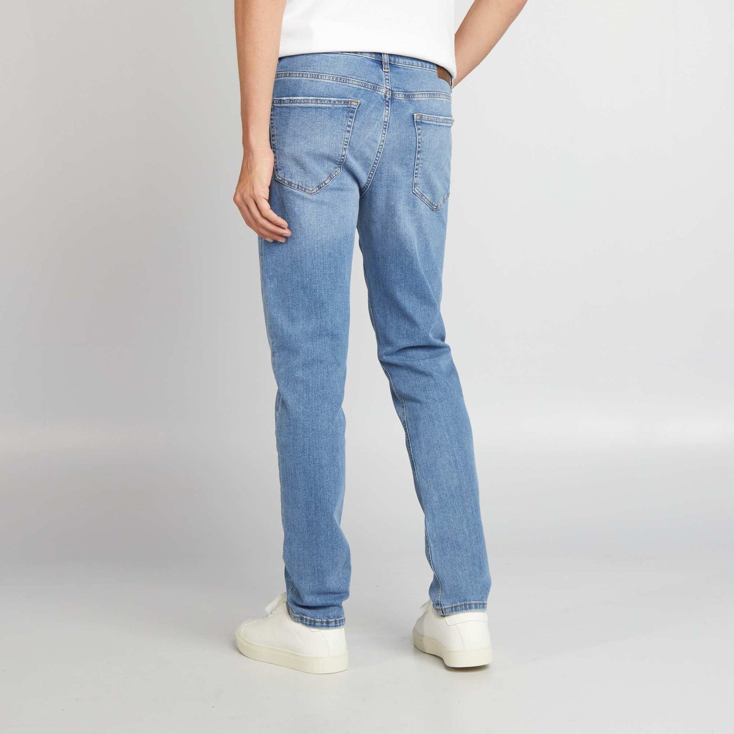 Jean slim   5 poches - L34 Bleu