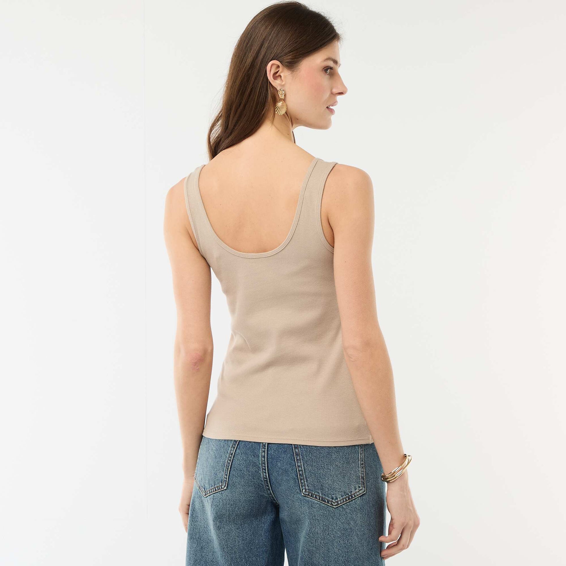 Débardeur sans manches BEIGE