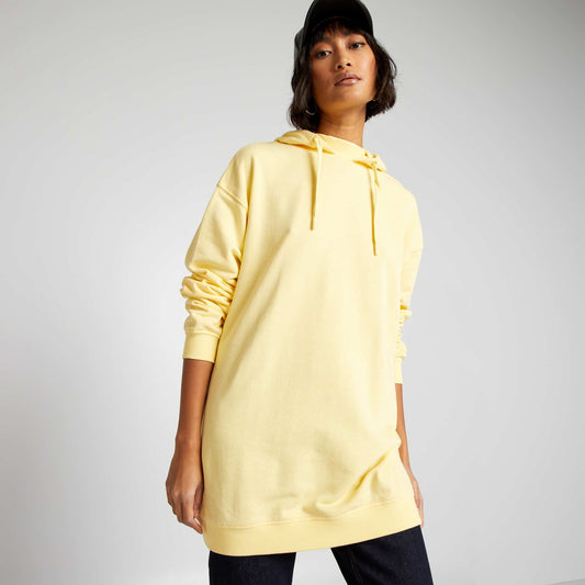 Sweat l ger capuche Jaune