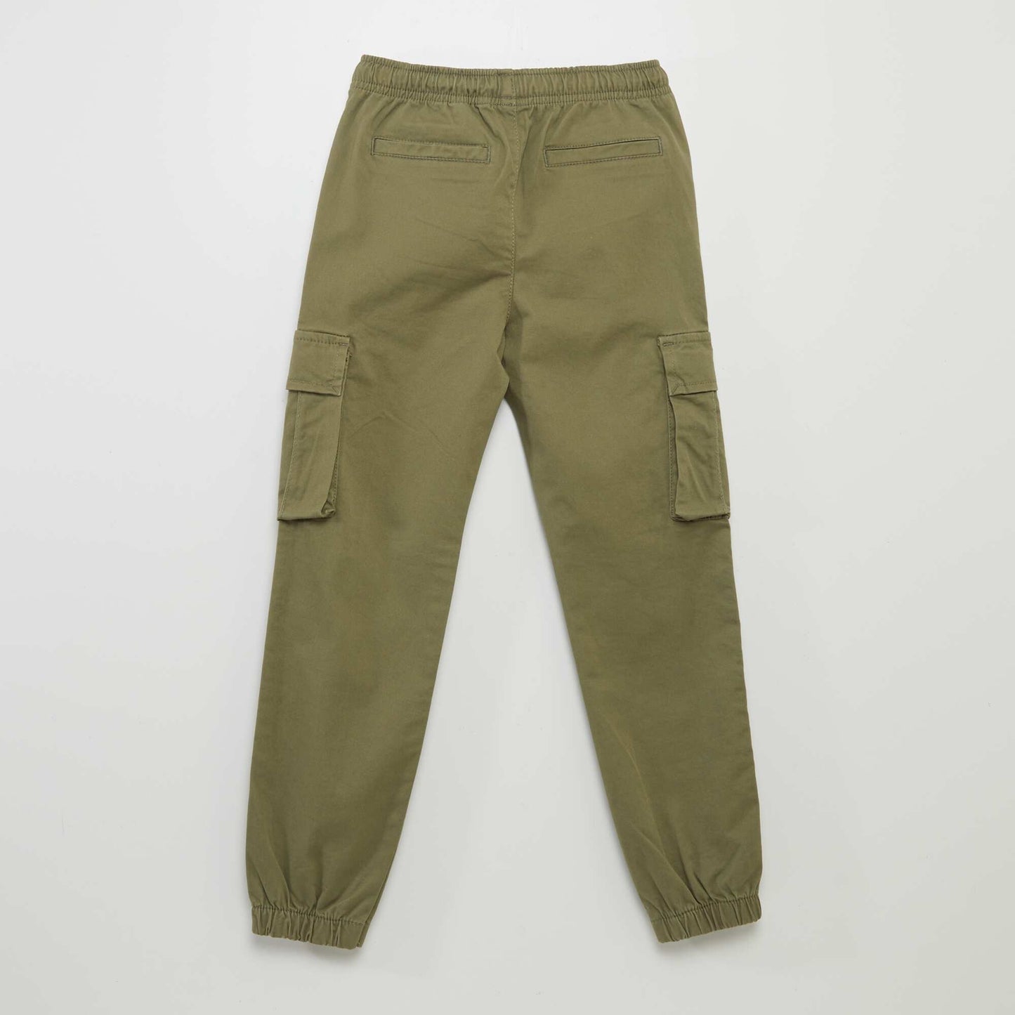 Pantalon stretch multipoches Vert