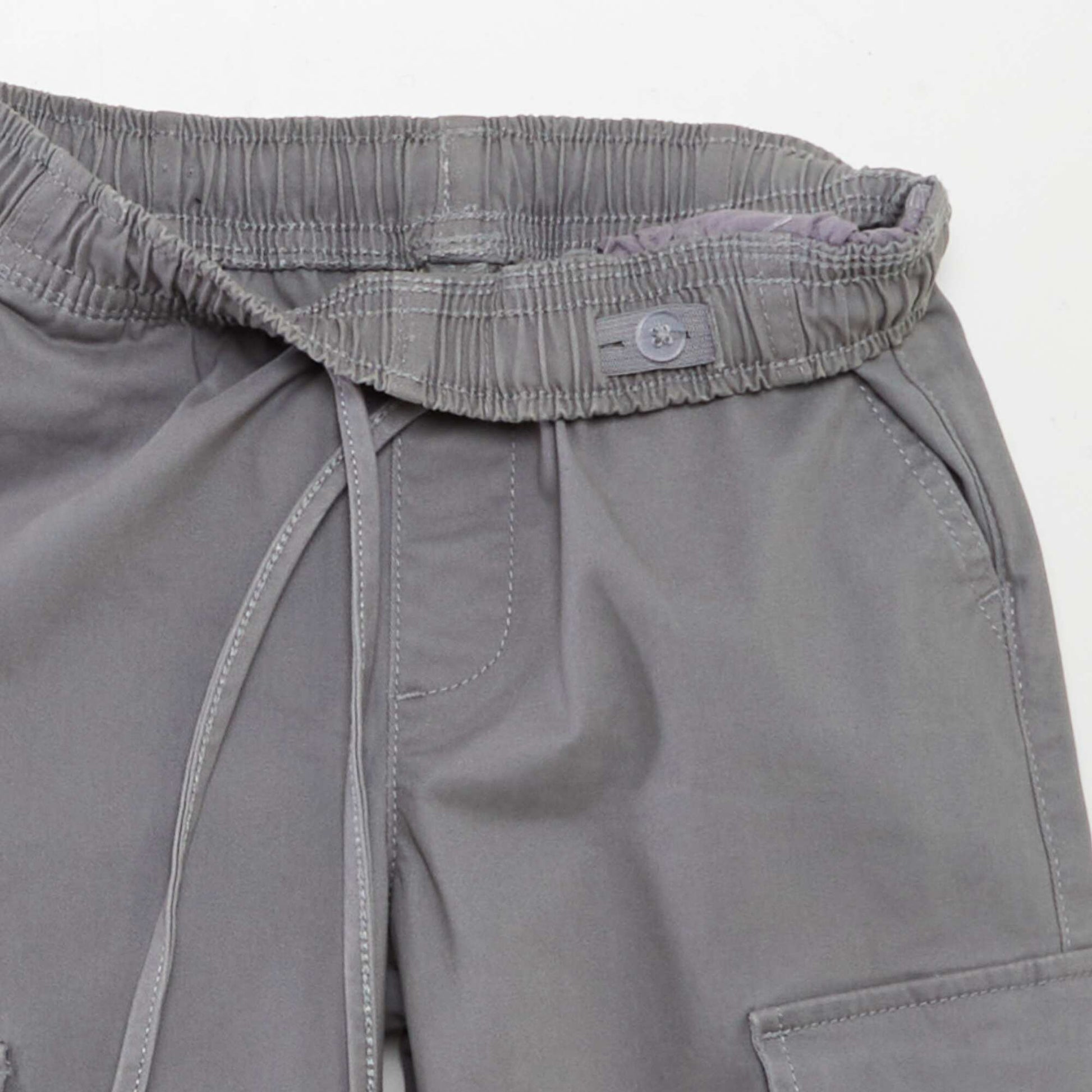 Pantalon stretch multipoches Gris lune