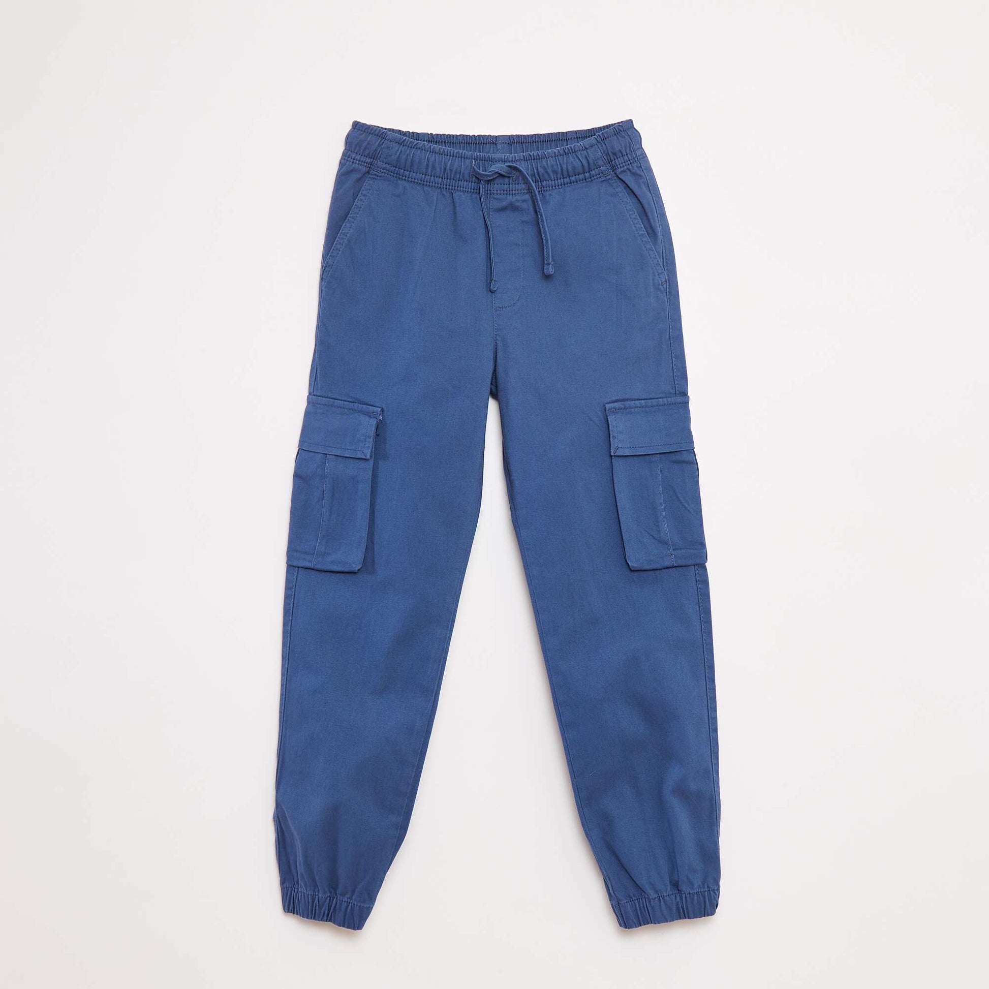 Pantalon stretch multipoches BLEU