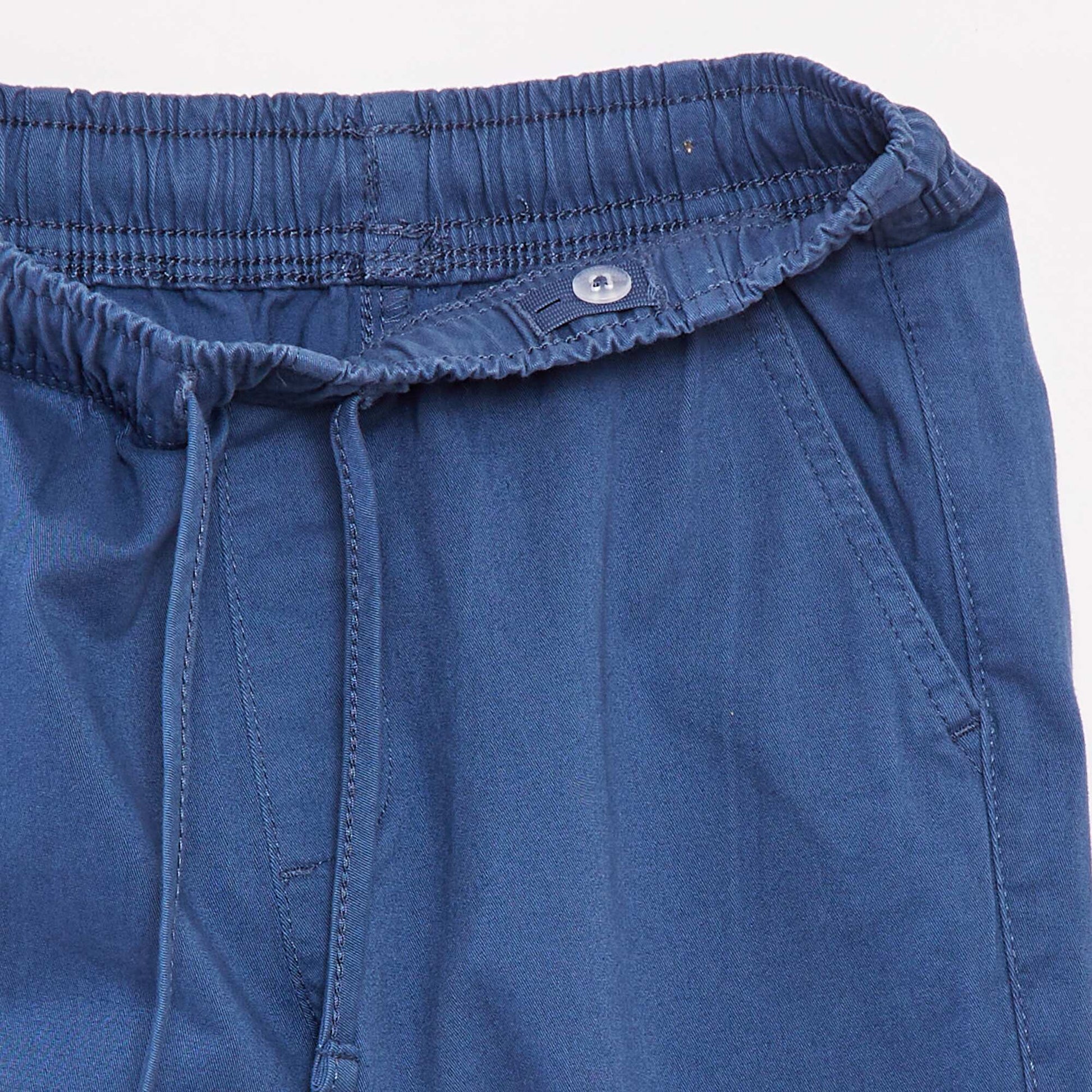 Pantalon stretch multipoches BLEU