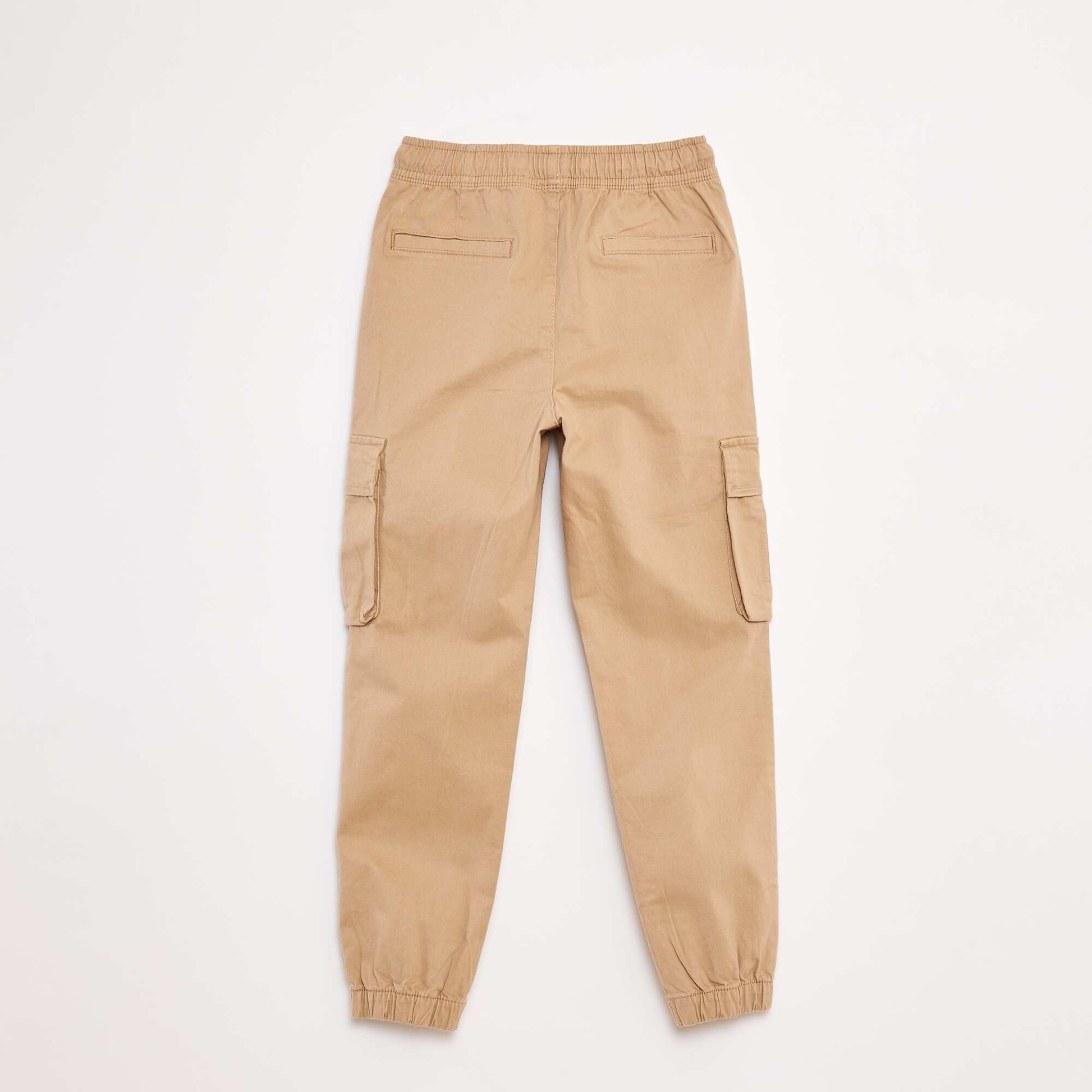 Pantalon stretch multipoches BEIGE