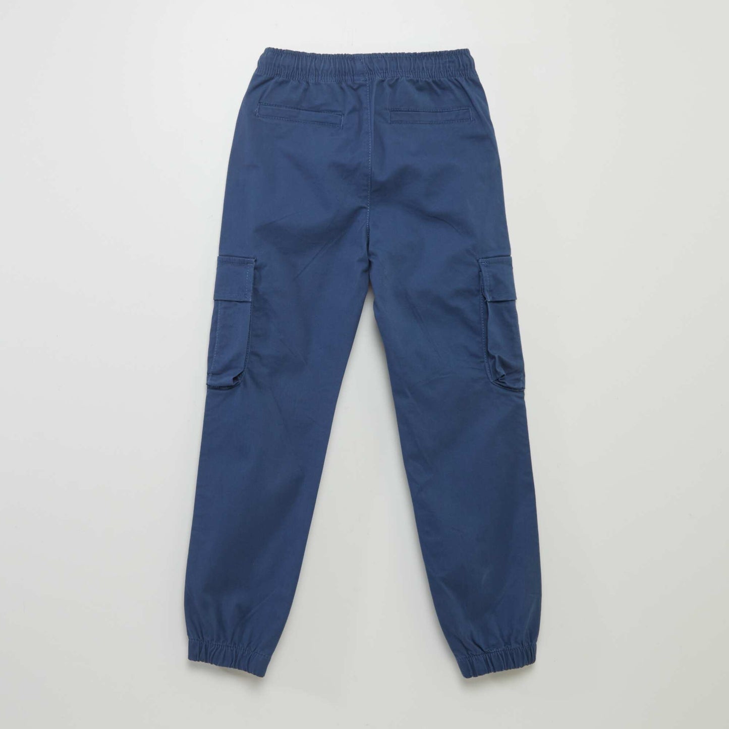 Pantalon stretch multipoches Bleu