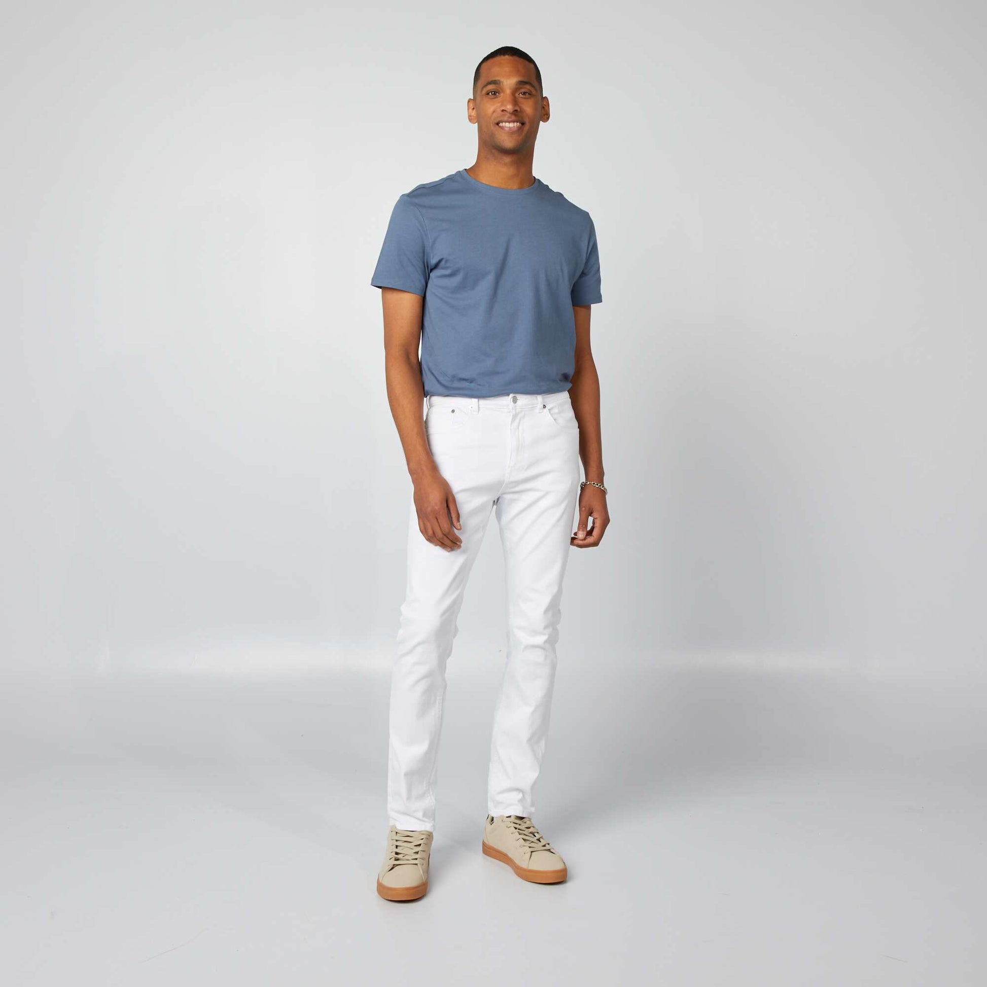 Jean slim - L30 BLANC