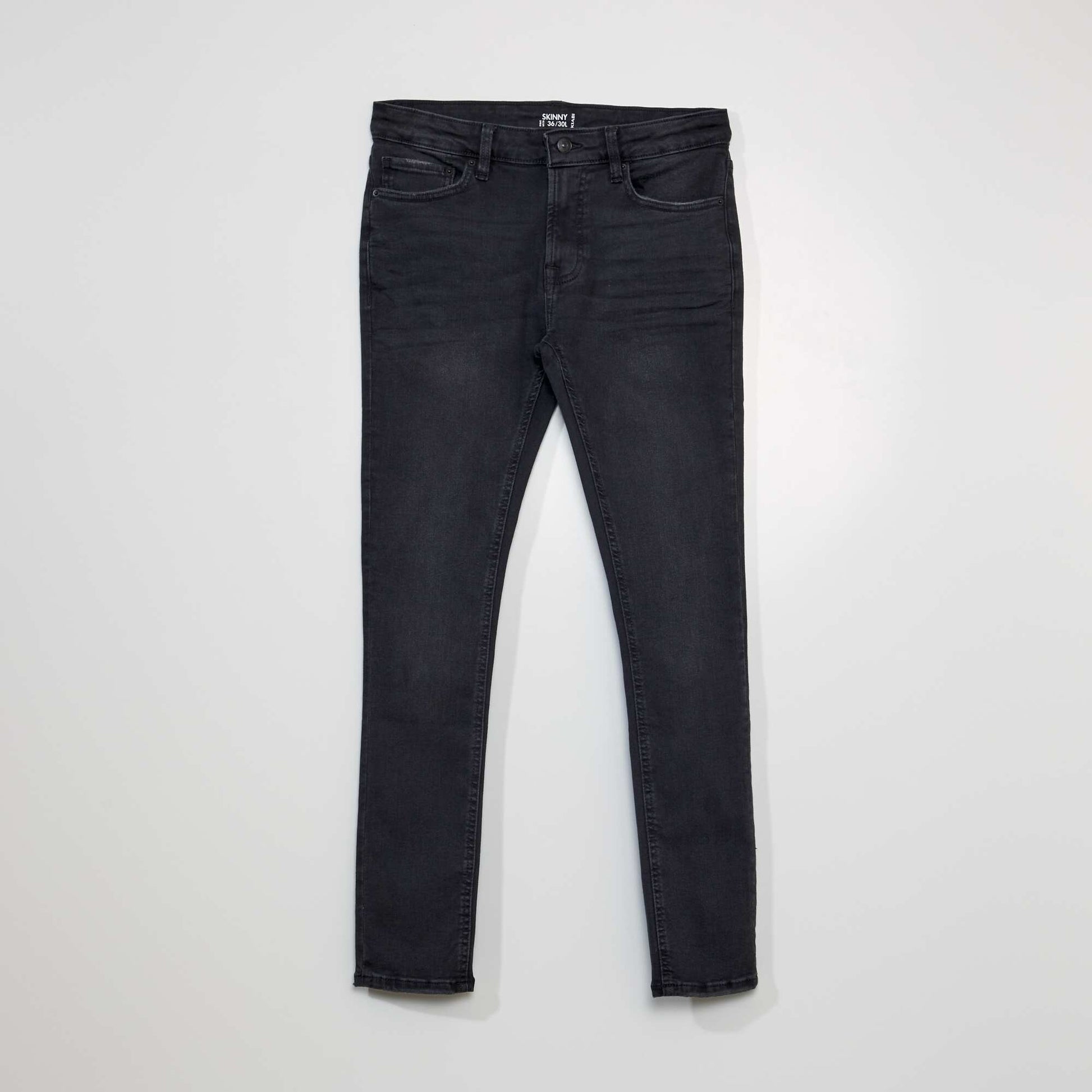 Jean skinny - L30 NOIR DéLAVé