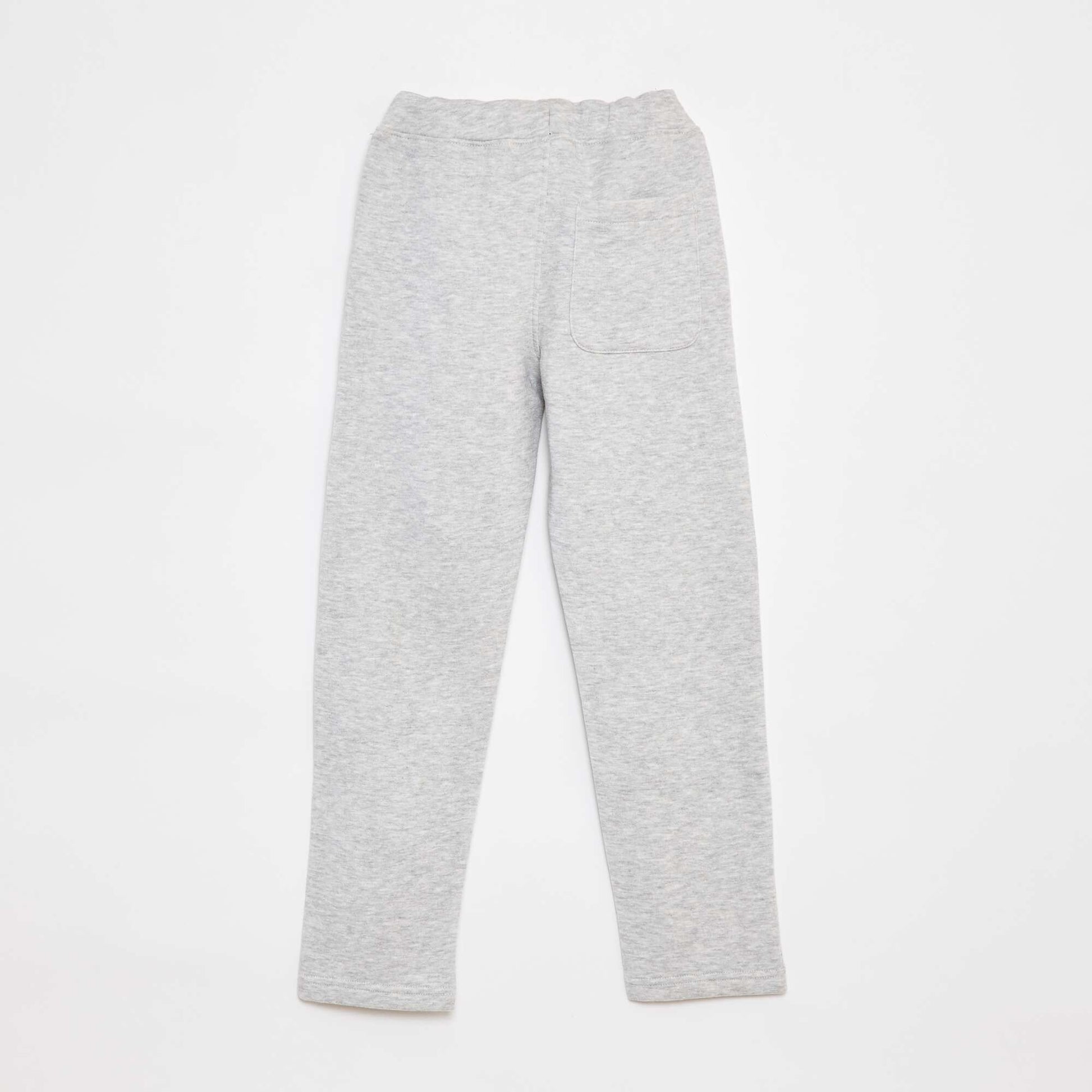 Jogging chiné avec ceinture ajustable GRIS
