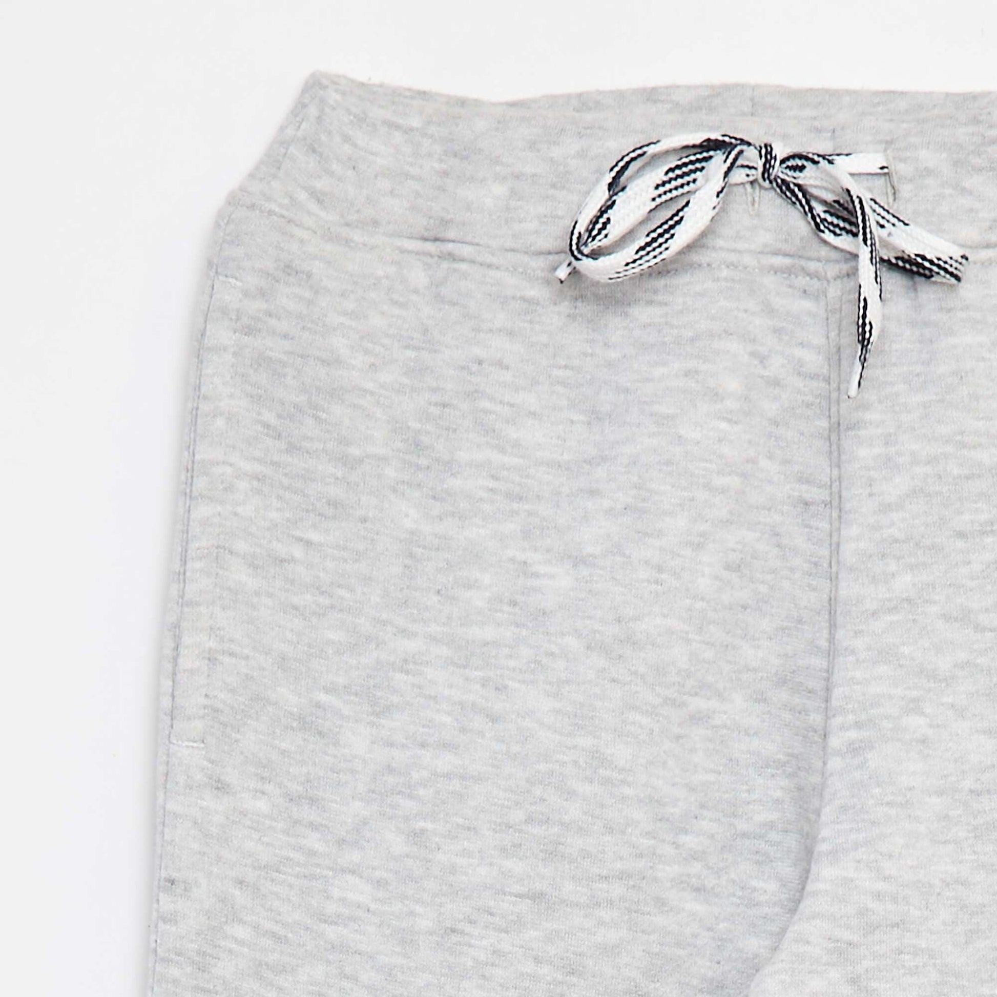 Jogging chiné avec ceinture ajustable GRIS