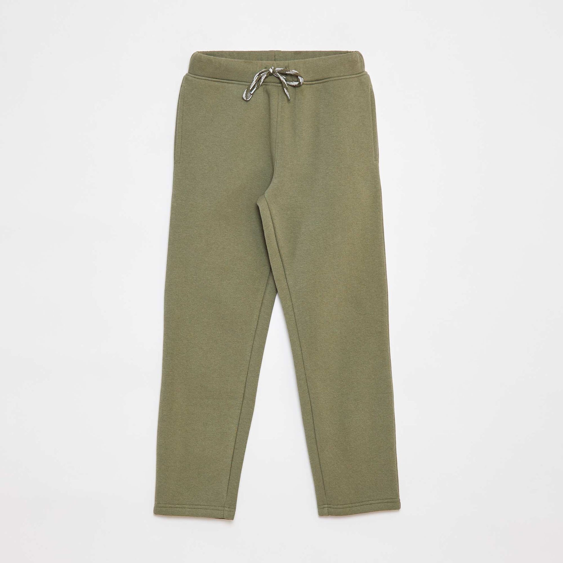 Jogging chiné avec ceinture ajustable VERT
