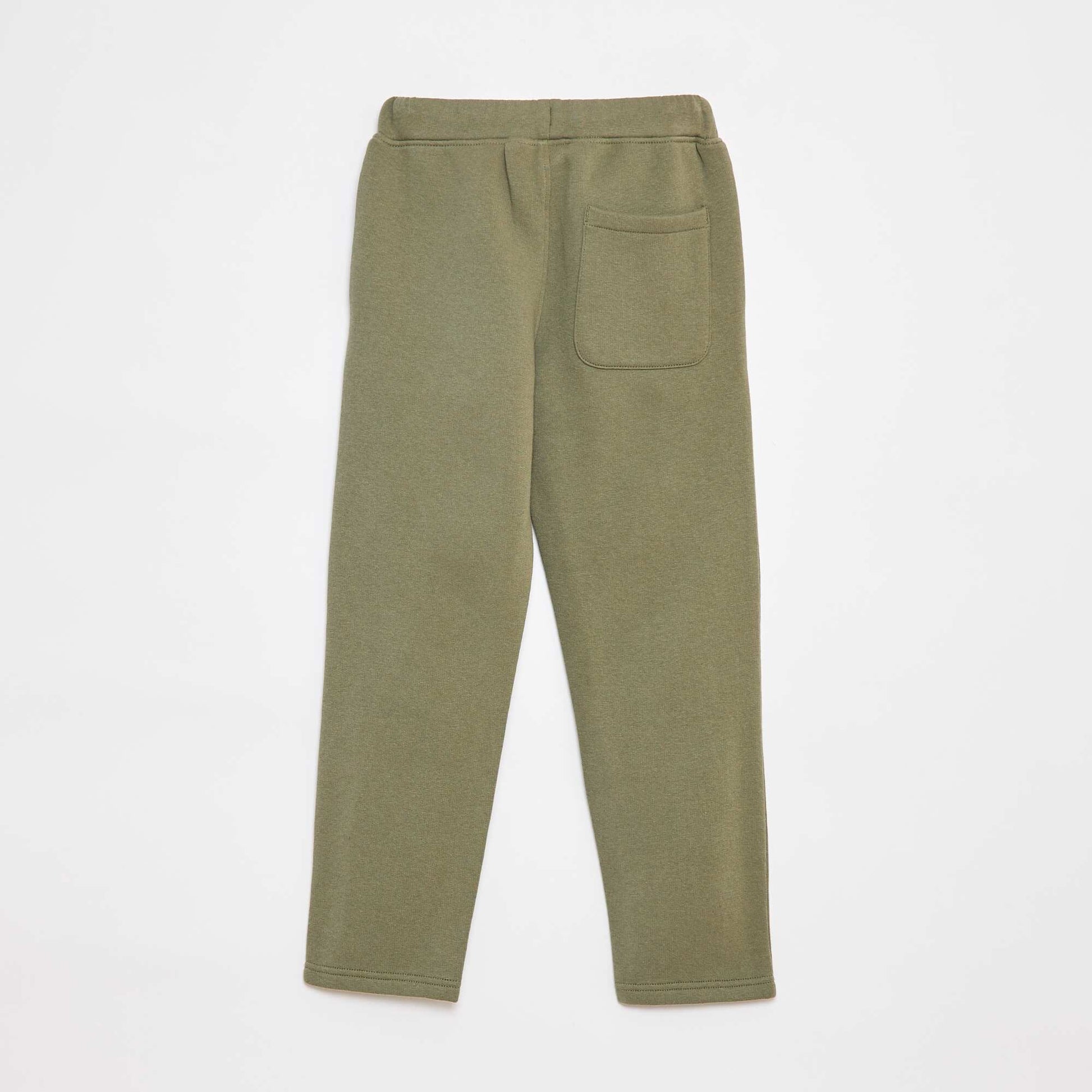 Jogging chiné avec ceinture ajustable VERT