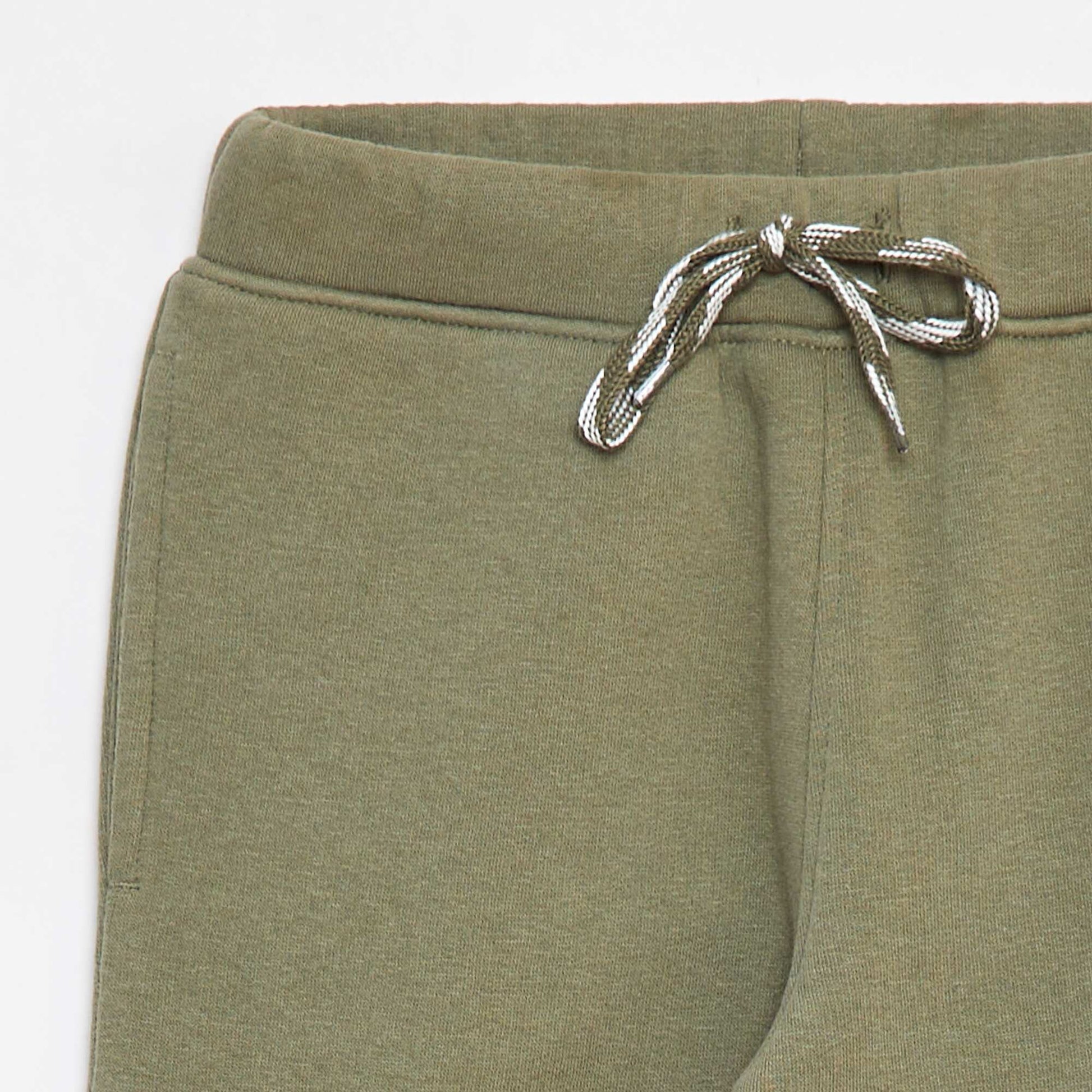 Jogging chiné avec ceinture ajustable VERT
