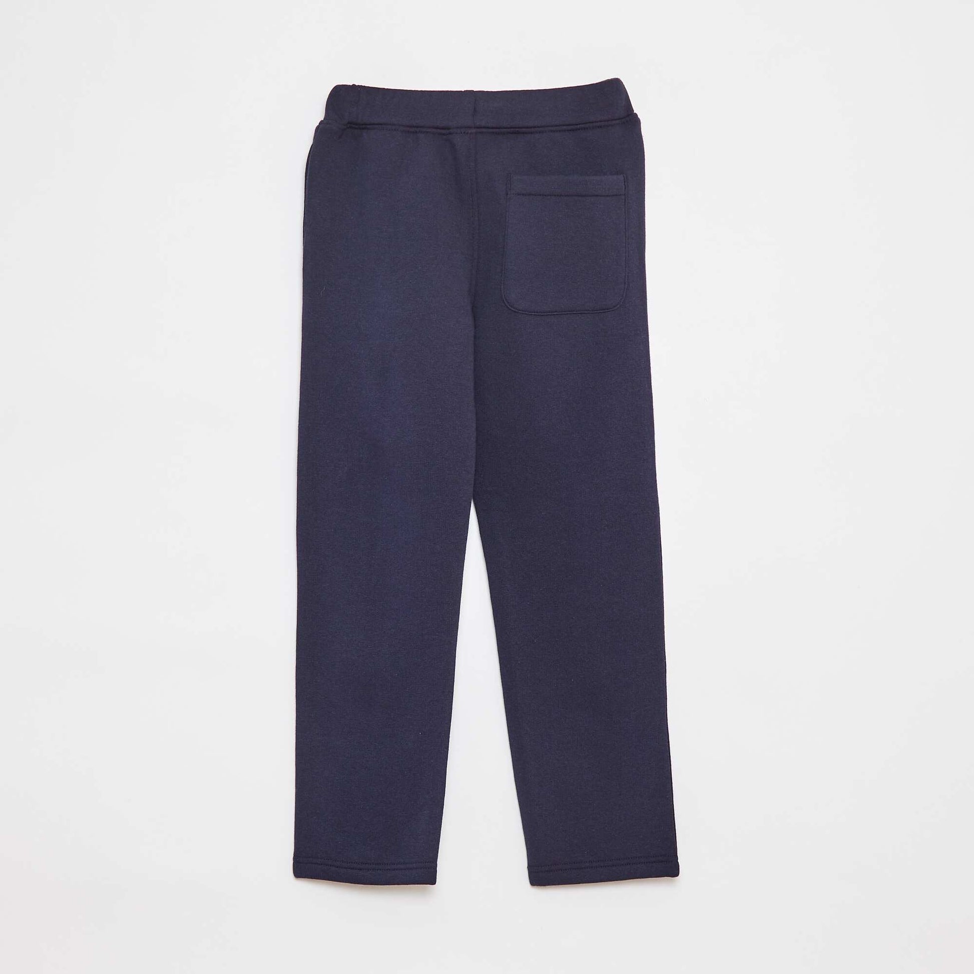 Jogging chiné avec ceinture ajustable BLEU