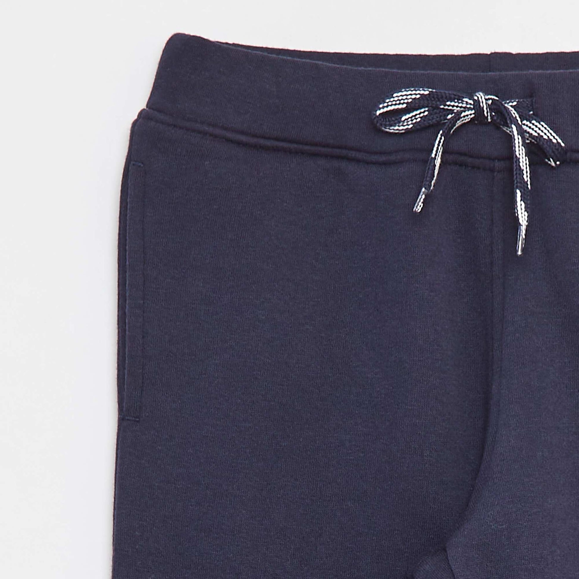 Jogging chiné avec ceinture ajustable BLEU