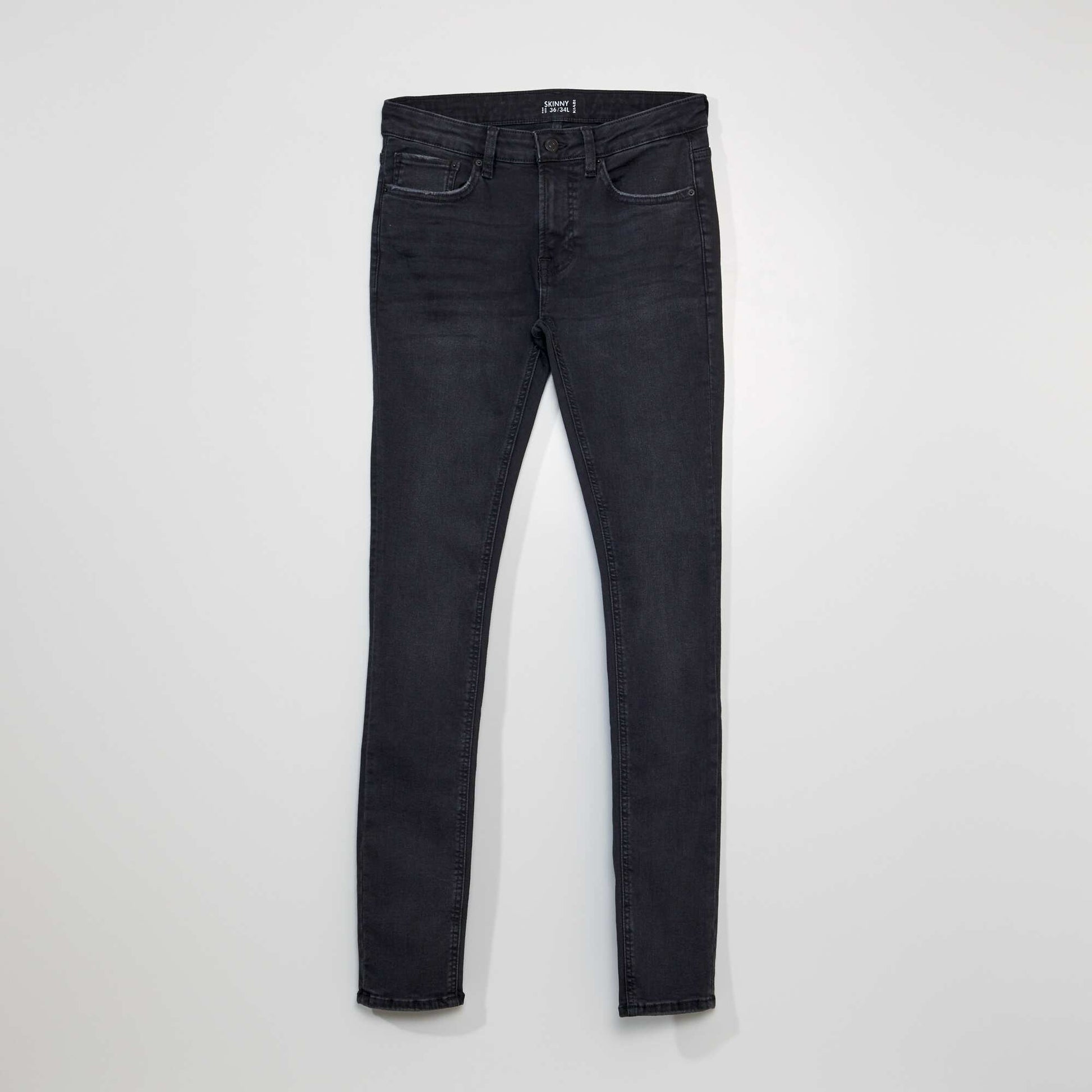 Jean skinny - L34 NOIR DéLAVé