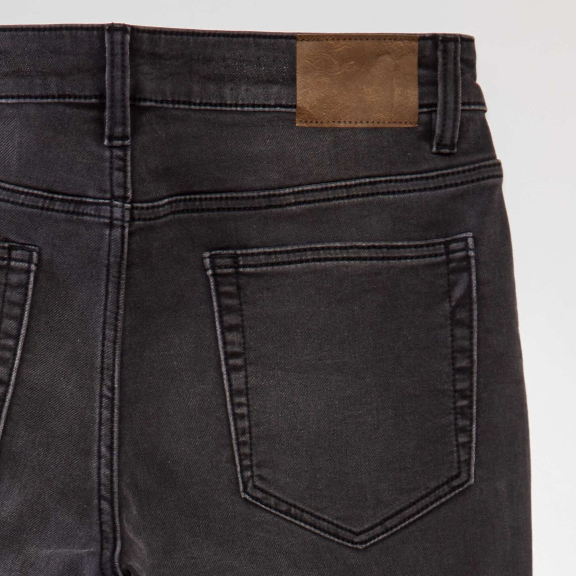 Jean slim stretch - L30 GRIS/NOIR