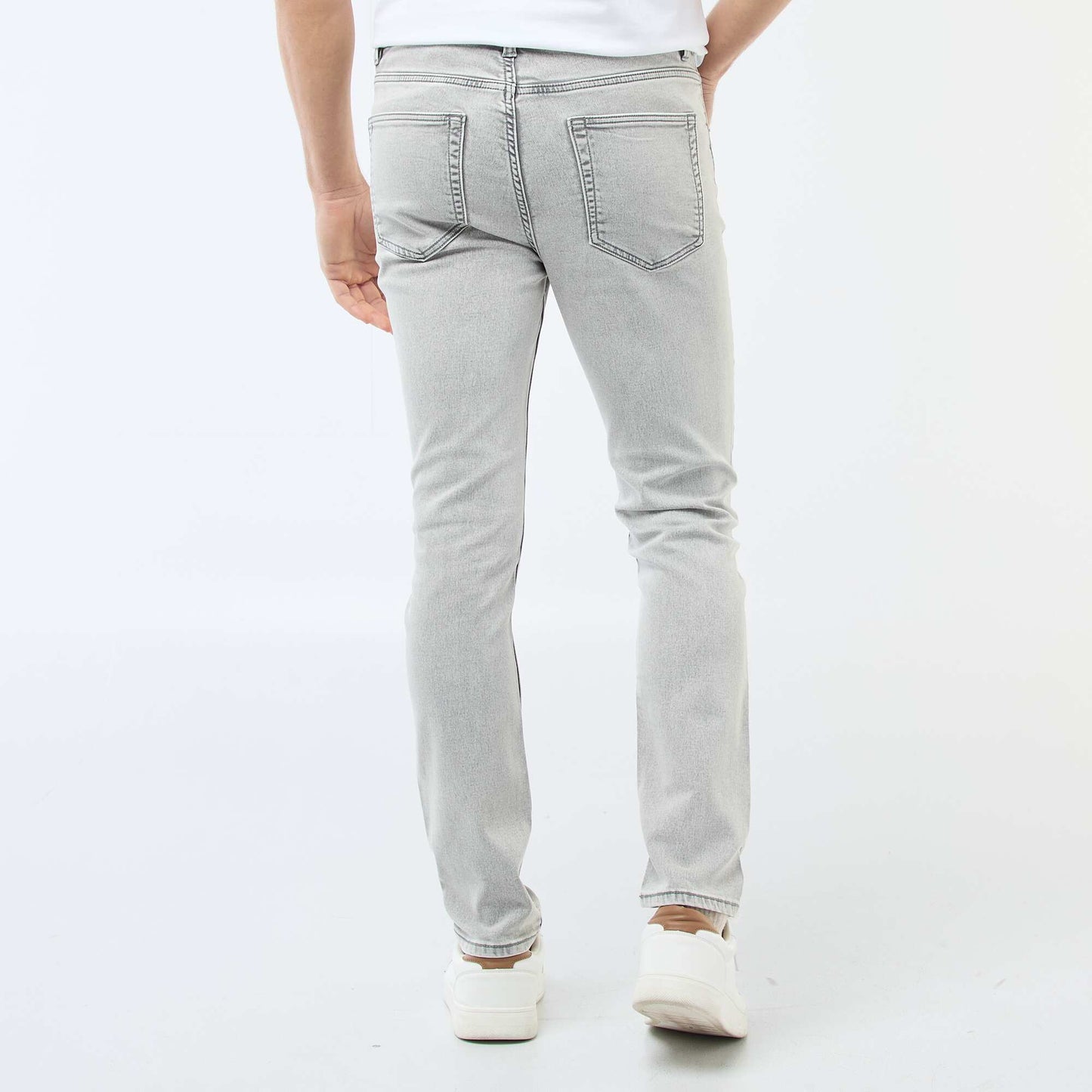 Jean slim stretch - L32 GRIS