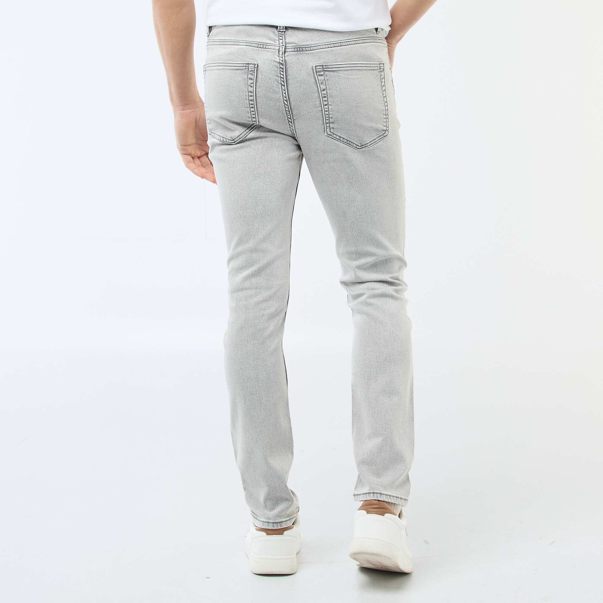 Jean slim stretch - L32 GRIS