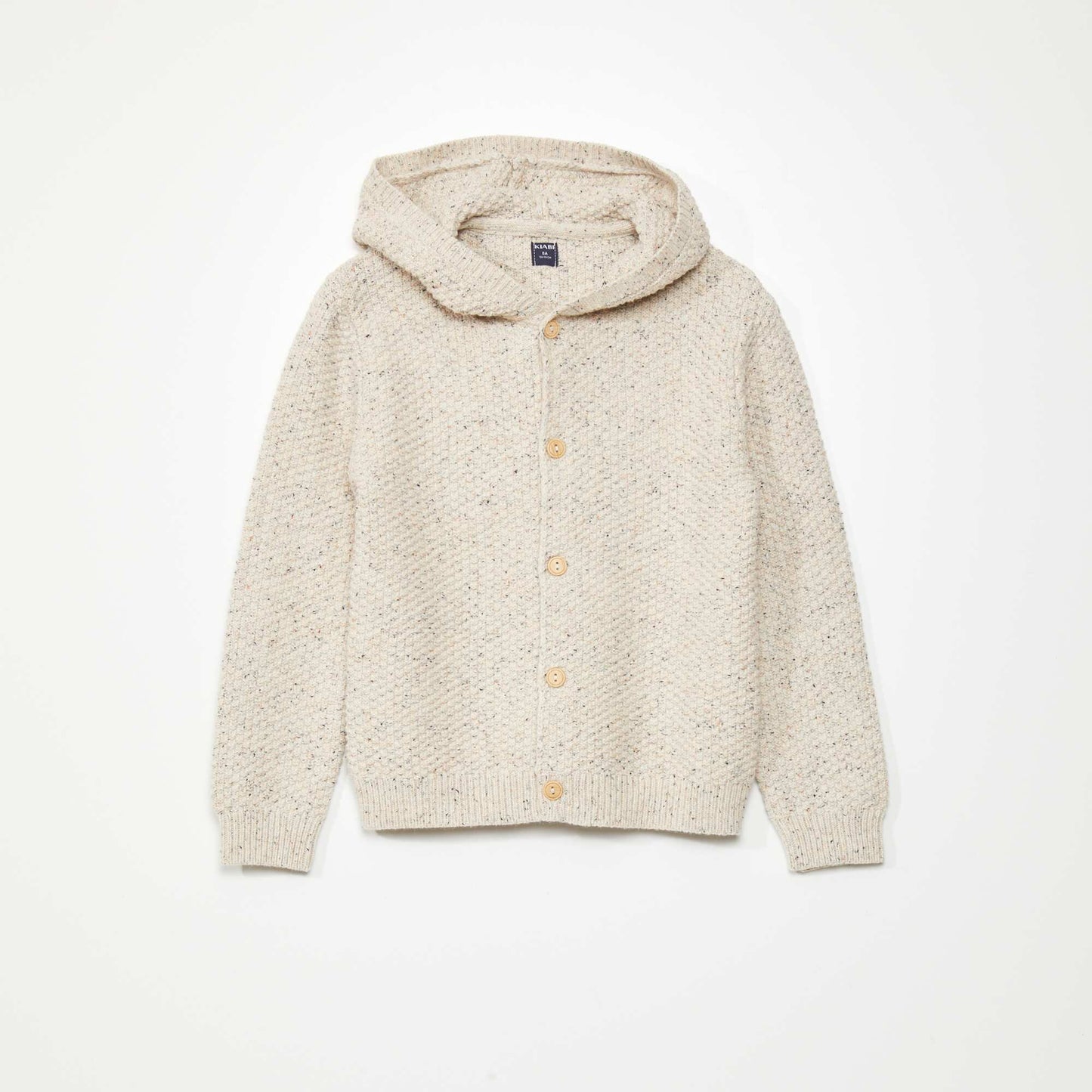 Gilet capuche Beige