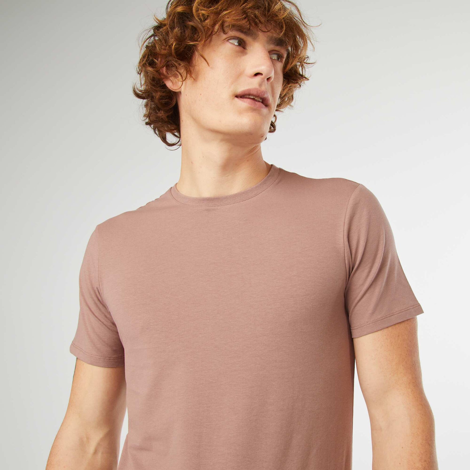 Tee-shirt uni - Slim fit VIOLET