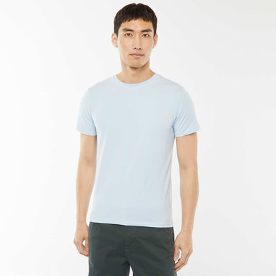 Tee-shirt uni - Slim fit BLEU