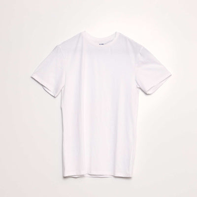 Tee-shirt uni - Muscle fit blanc