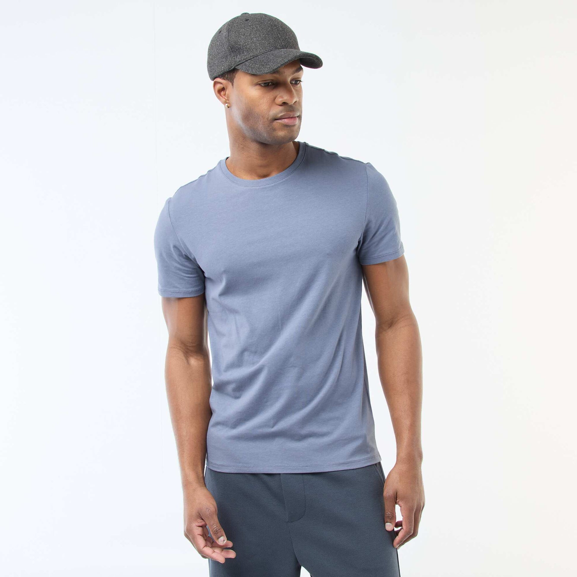 Tee-shirt uni - Slim fit GRIS